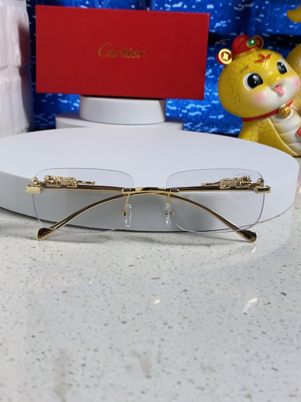 Cartier Fashion Silver Lens Sunglasses for Men & Women - 382746 - detail image 9