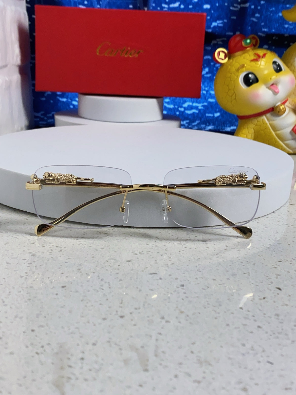 Cartier Fashion Silver Lens Sunglasses for Men & Women - 382746 - detail image 9