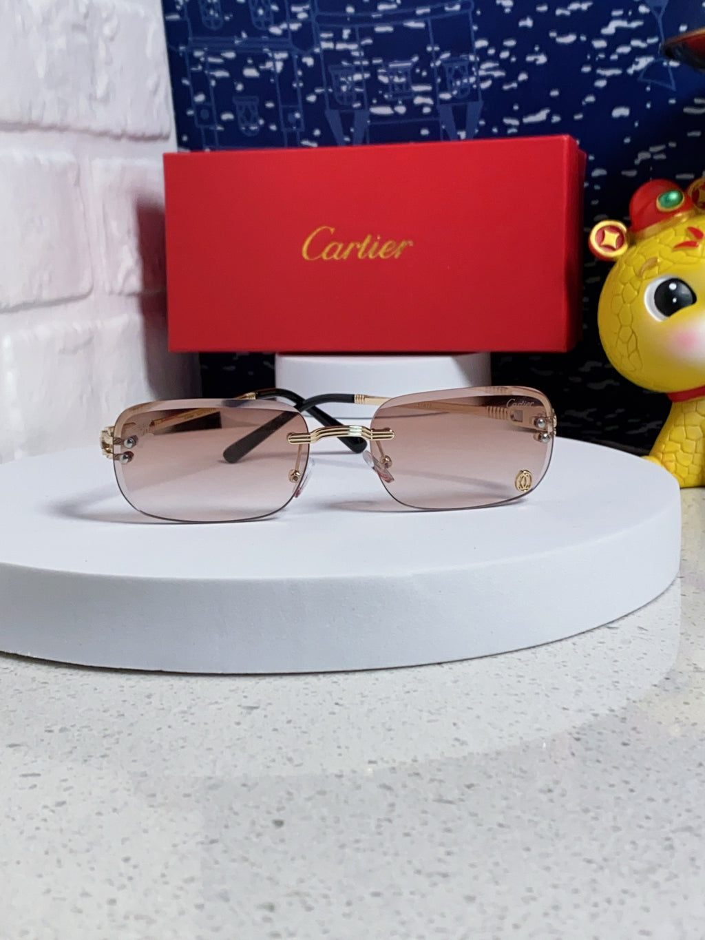 Cartier Fashion Silver Lens Sunglasses for Men & Women - 382781 - detail image 2