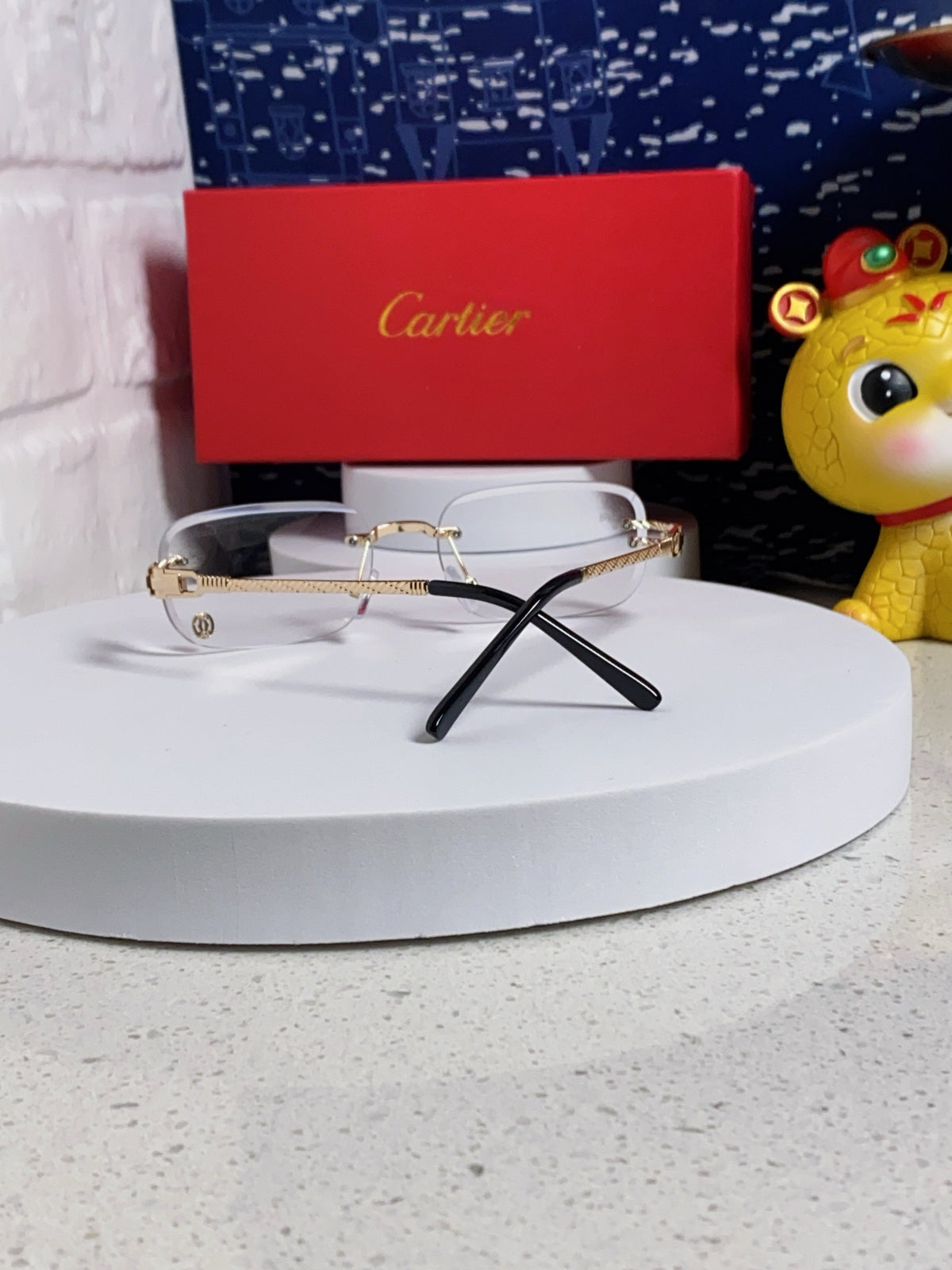 Cartier Fashion Silver Lens Sunglasses for Men & Women - 382785 - detail image 3