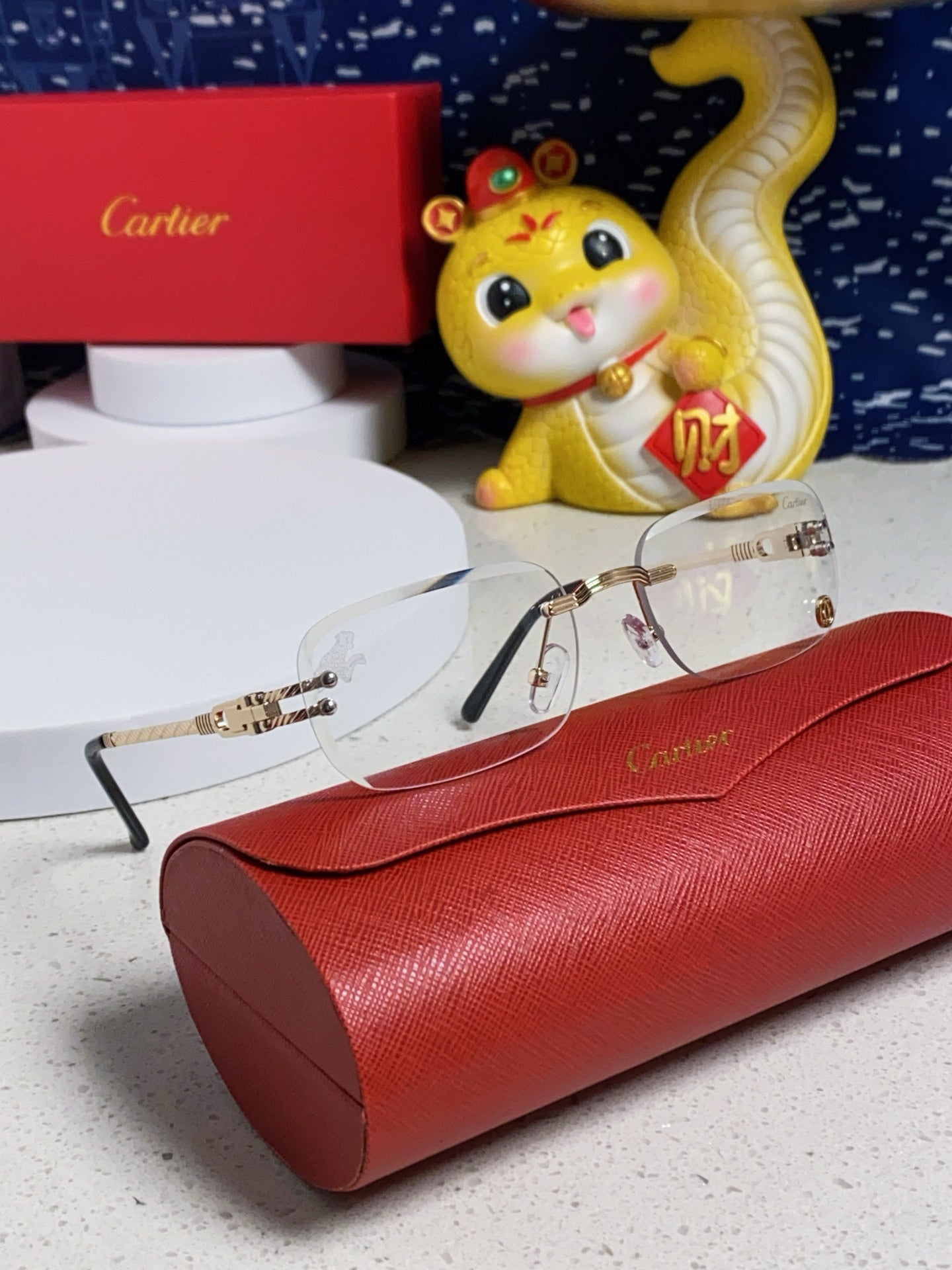 Cartier Fashion Silver Lens Sunglasses for Men & Women - 382785 - detail image 9