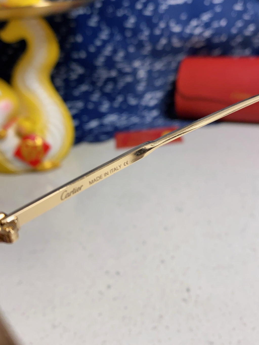 Cartier Aviator Silver Lens Sunglasses for Men & Women - 382787 - detail image 7