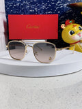 Cartier Aviator Silver Lens Sunglasses for Men & Women - 382787