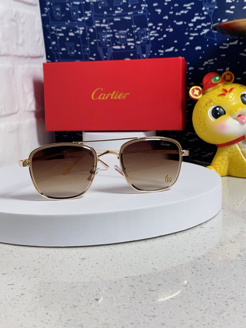 Cartier Aviator Brown Lens Sunglasses for Men & Women - detail image 2