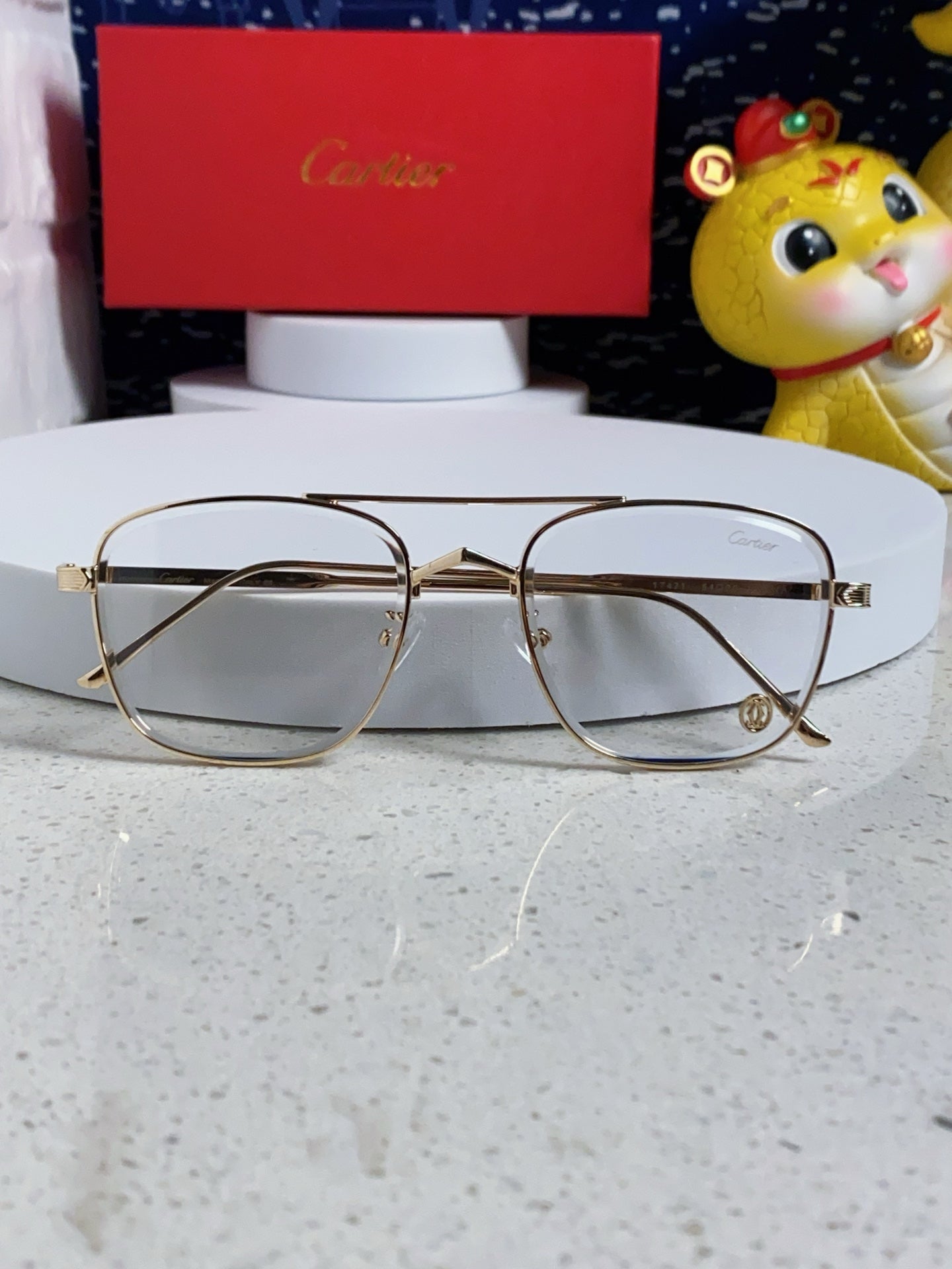 Cartier Aviator Silver Lens Sunglasses for Men & Women - detail image 8