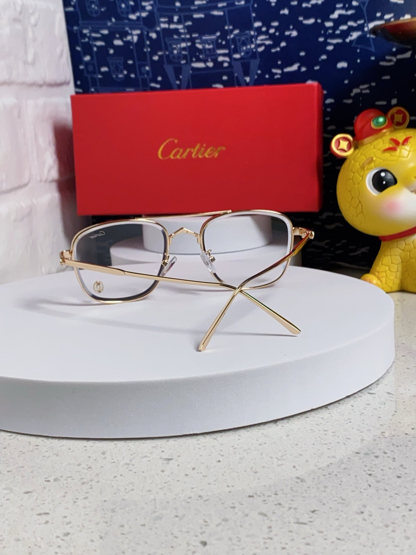 Cartier Aviator Silver Lens Sunglasses for Men & Women - detail image 3