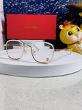 Cartier Aviator Silver Lens Sunglasses for Men & Women