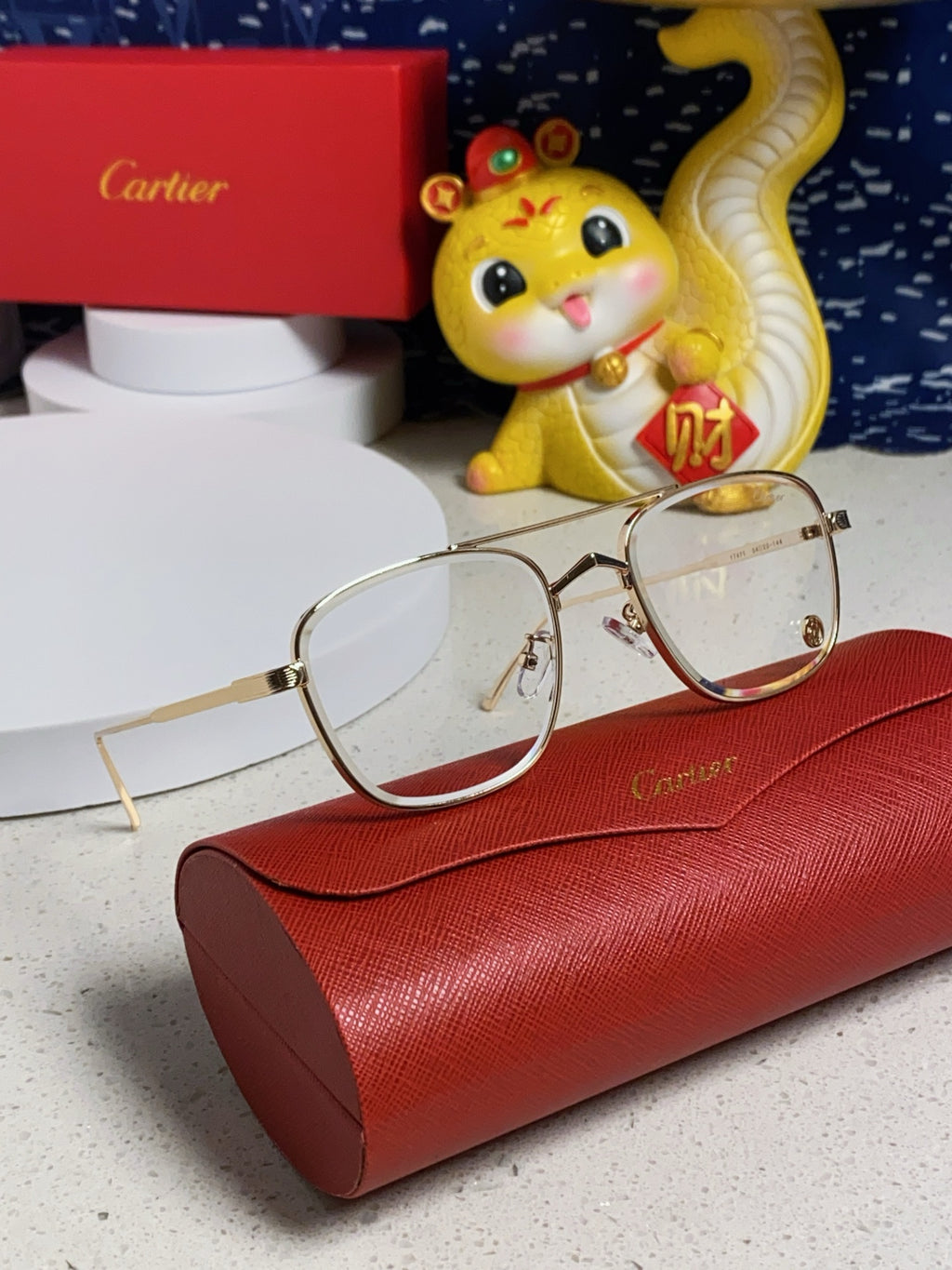Cartier Aviator Silver Lens Sunglasses for Men & Women - detail image 9