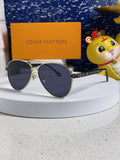 Louis Vuitton Metal Aviator Blue Lens Sunglasses for Men & Women - 381781
