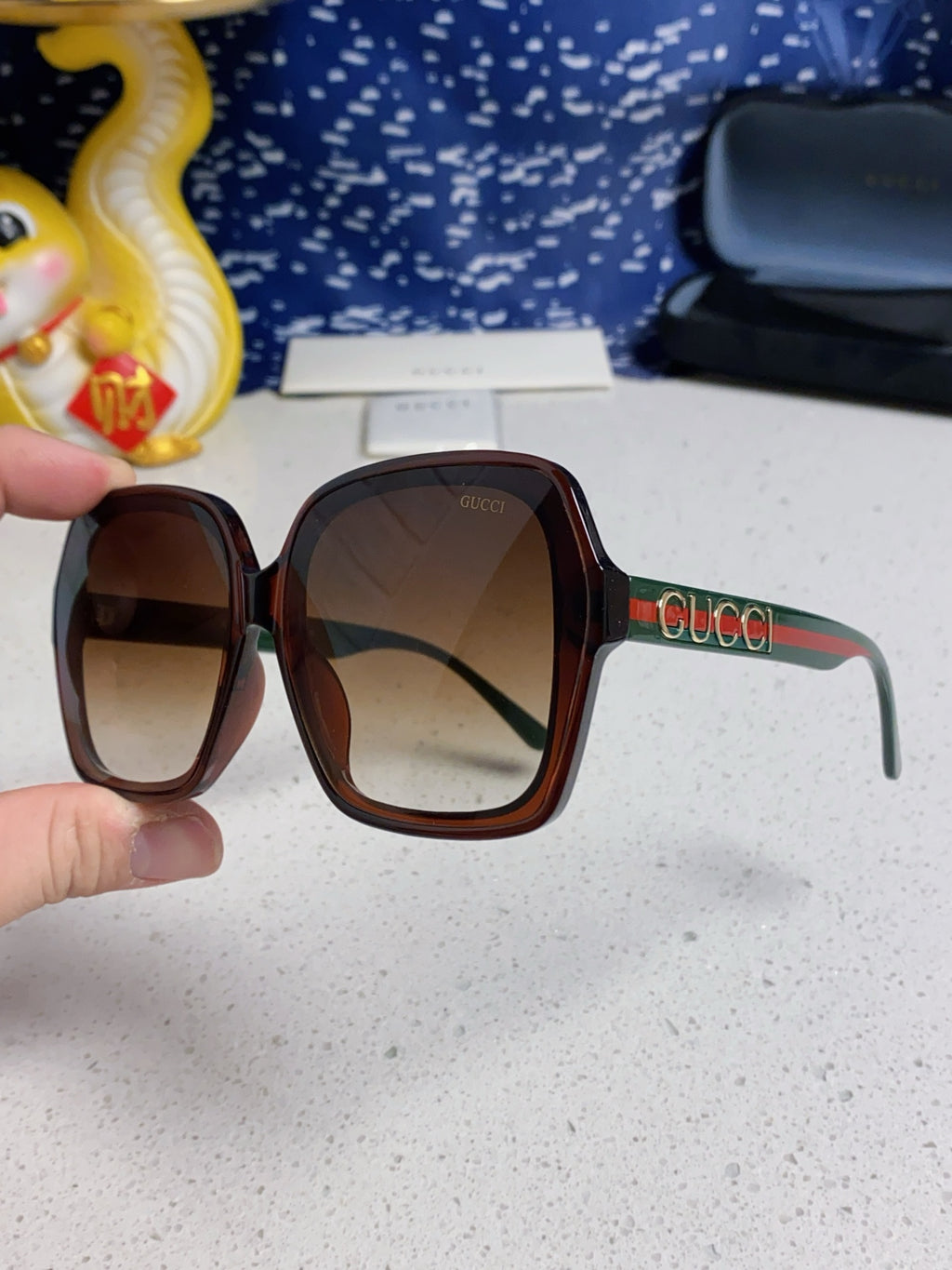 Gucci Fashion Brown Lens Sunglasses for Men & Women - 398366 - detail image 6