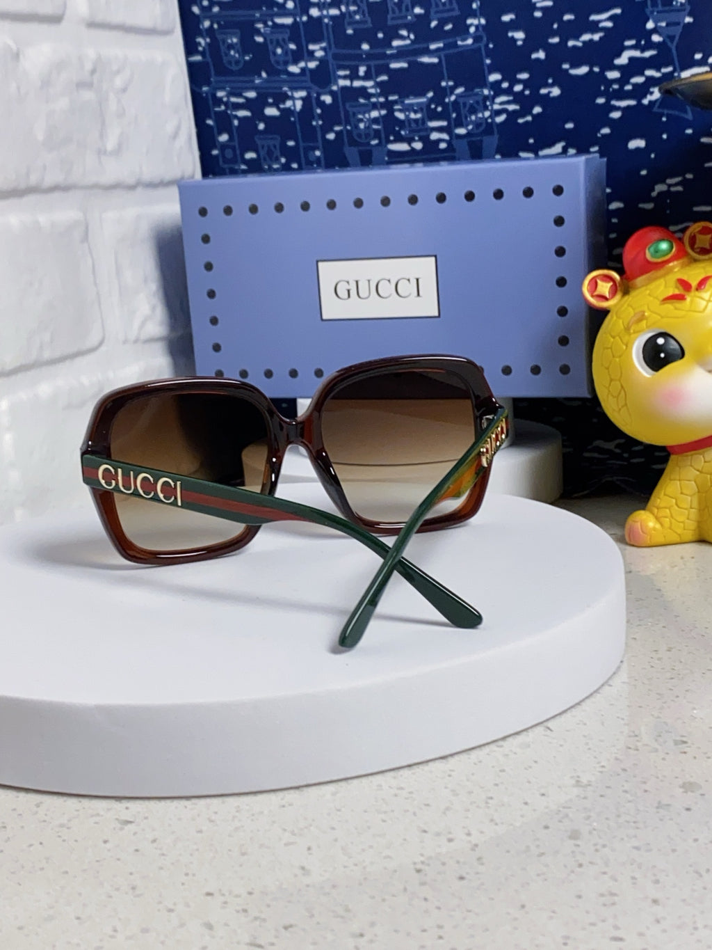 Gucci Fashion Brown Lens Sunglasses for Men & Women - 398366 - detail image 3