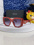 Prada 14ZSF Cat-Eye Red Lens Sunglasses for Women