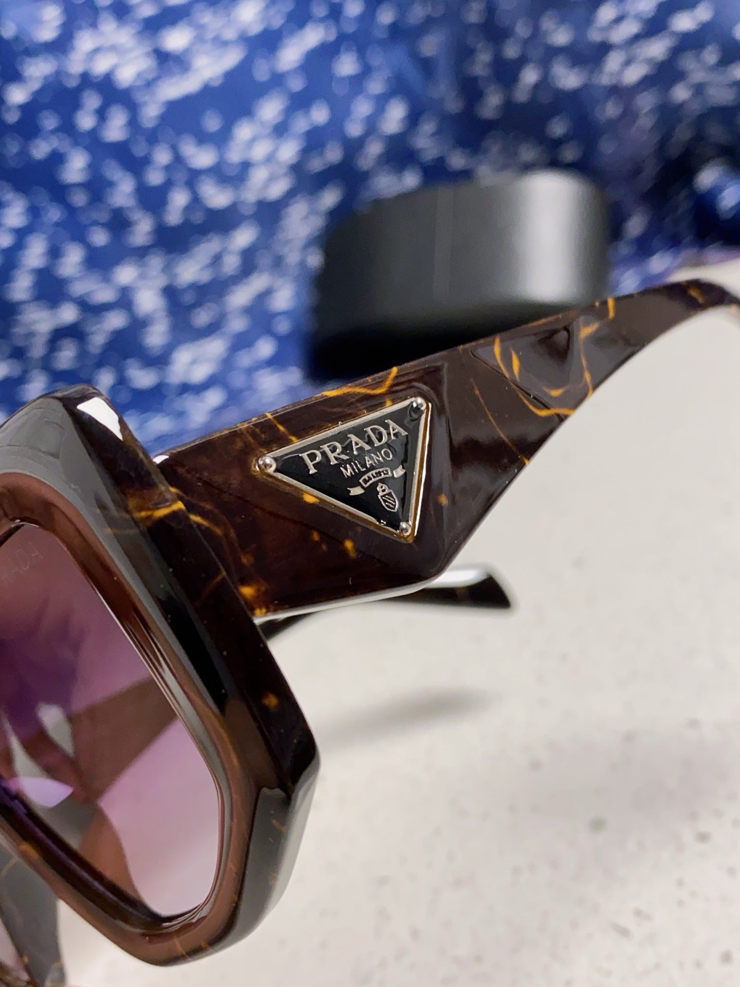 Prada 14ZSF Cat-Eye Silver Lens Sunglasses for Women - 398922 - detail image 7