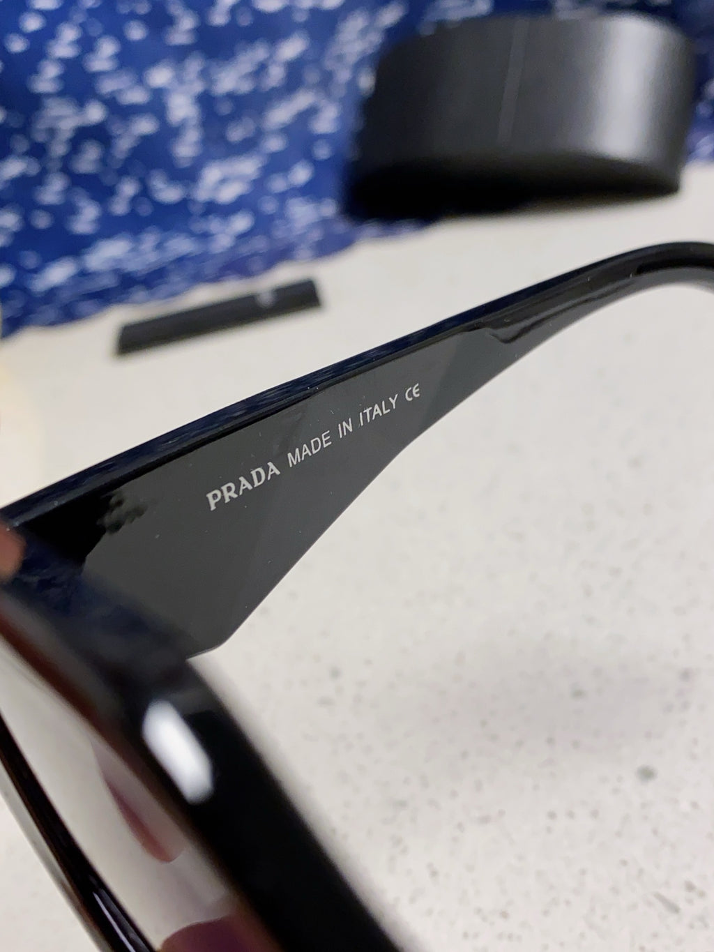 Prada 14ZSF Cat-Eye Pink Lens Sunglasses for Women - detail image 9