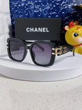 Chanel Oversized Silver Lens Sunglasses for Men & Women - 398613