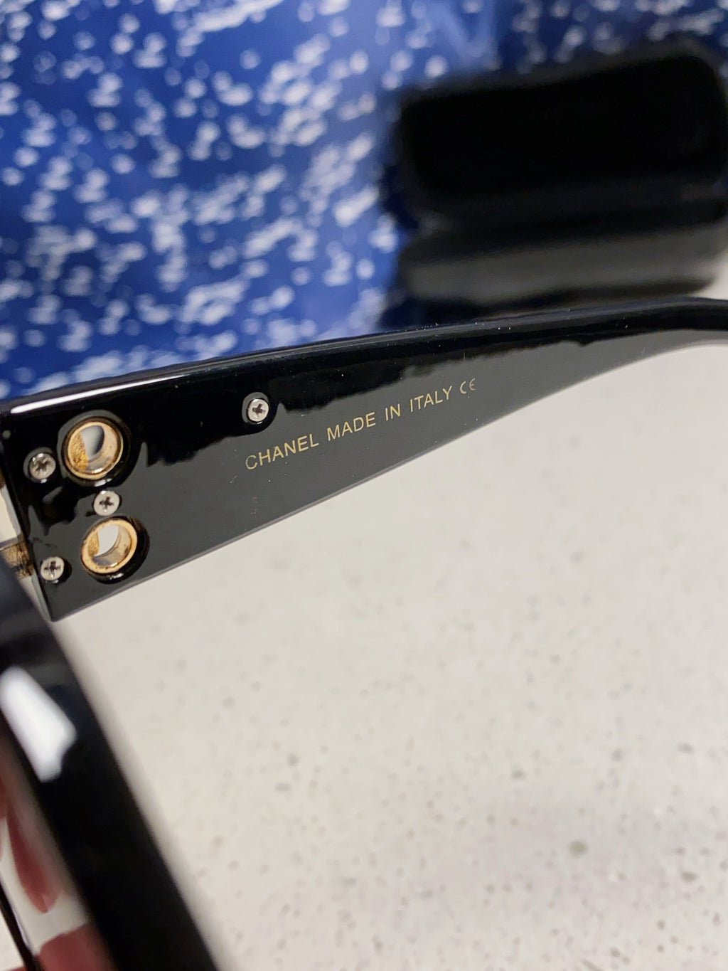 Chanel Oversized Silver Lens Sunglasses for Men & Women - 398613 - detail image 8