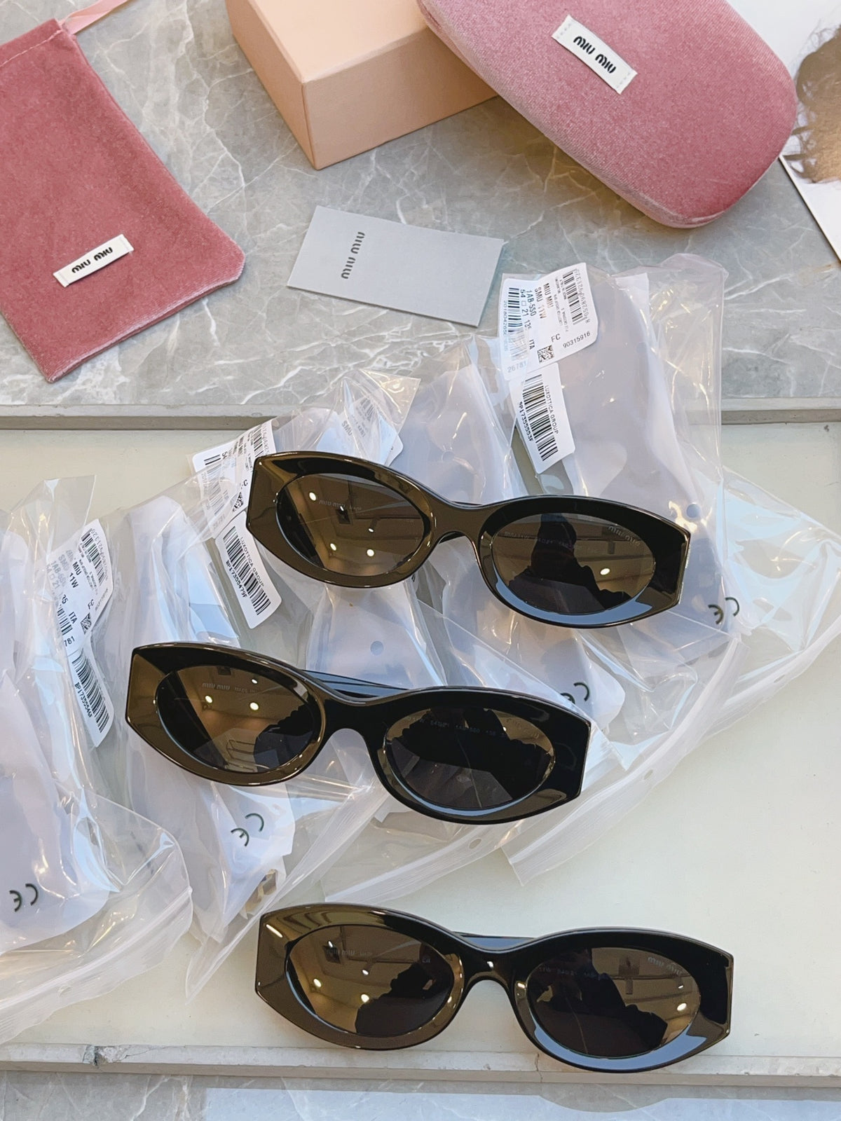Miu Miu Fashion Red Lens Sunglasses for Men & Women - 382983 - detail image 5