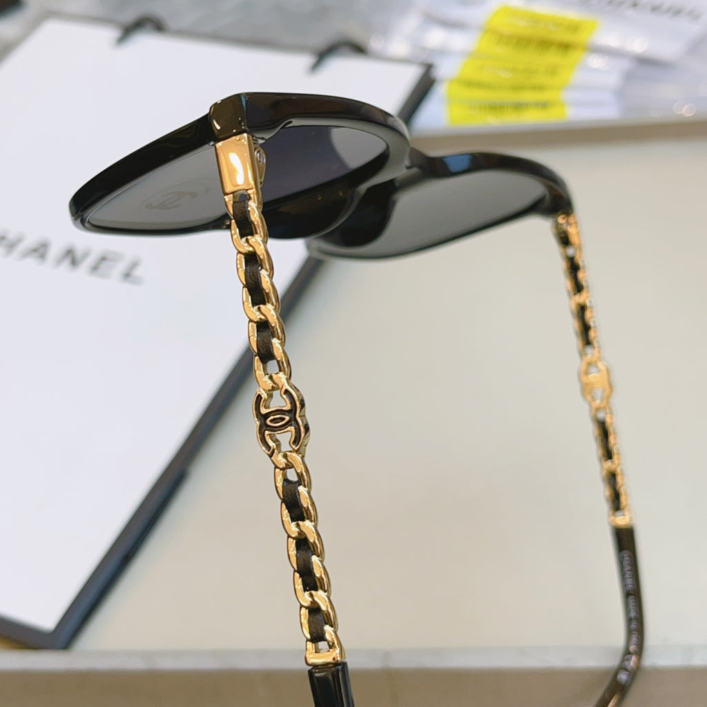 Chanel CH0771 Fashion Black Lens Sunglasses for Men & Women - detail image 2