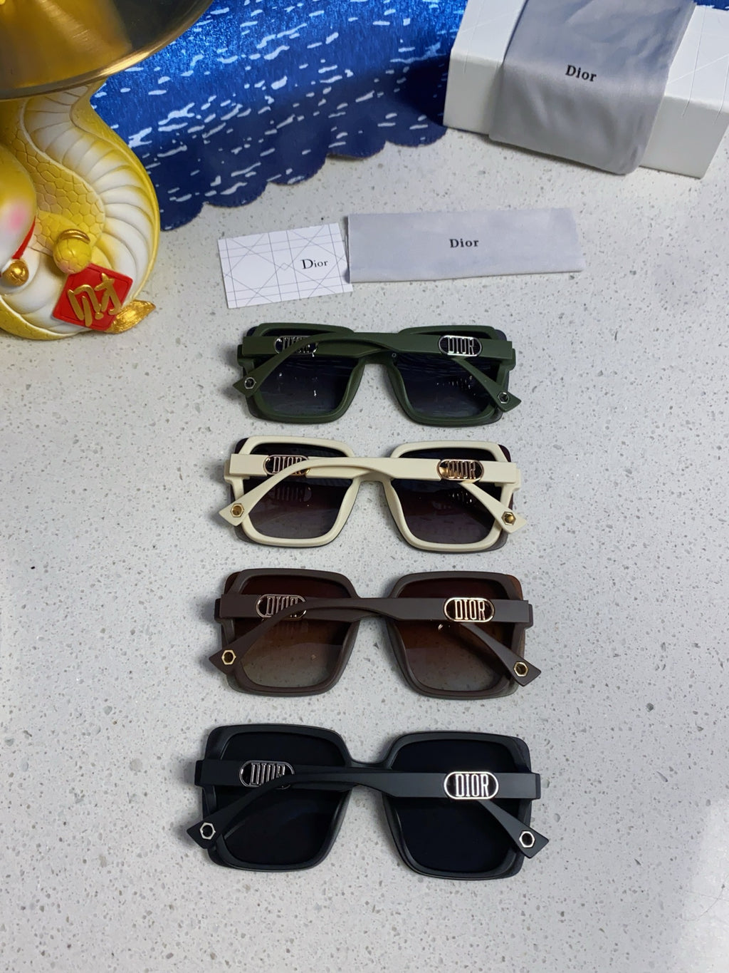 Dior Polarized Fashion Silver Lens Sunglasses for Women - 465353 - detail image 11