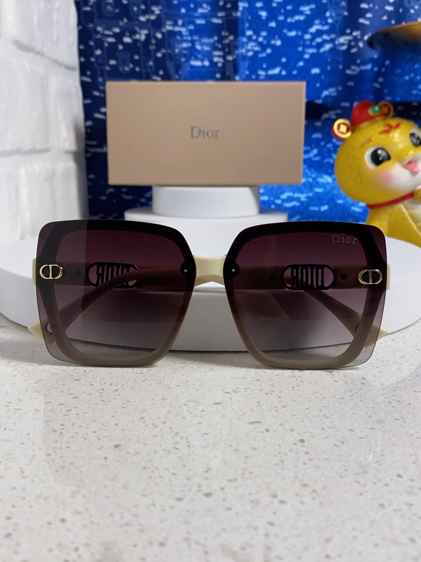 Dior Polarized Fashion Silver Lens Sunglasses for Women - 465354 - detail image 9