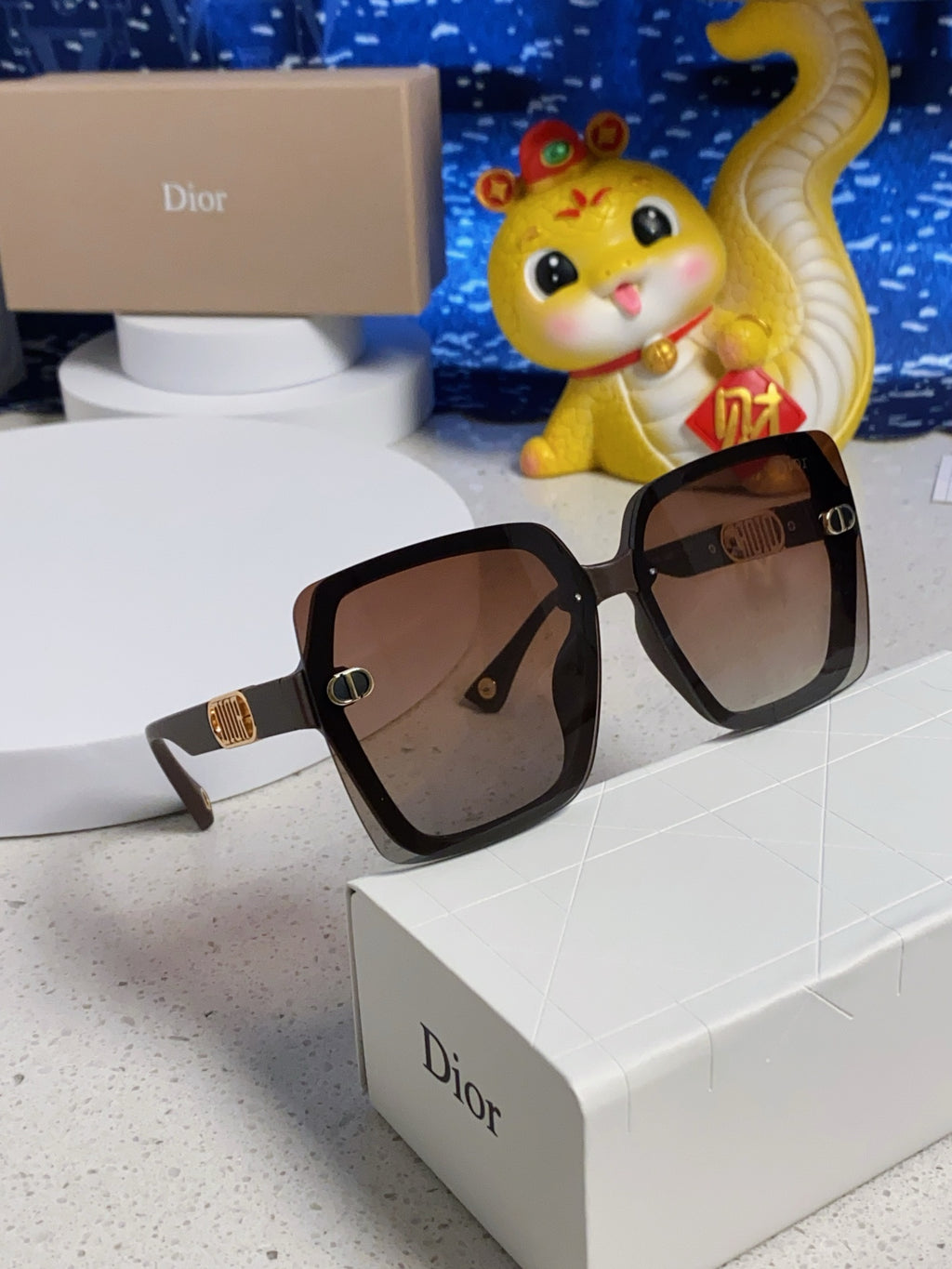 Dior Polarized Fashion Silver Lens Sunglasses for Women - 465355 - detail image 10