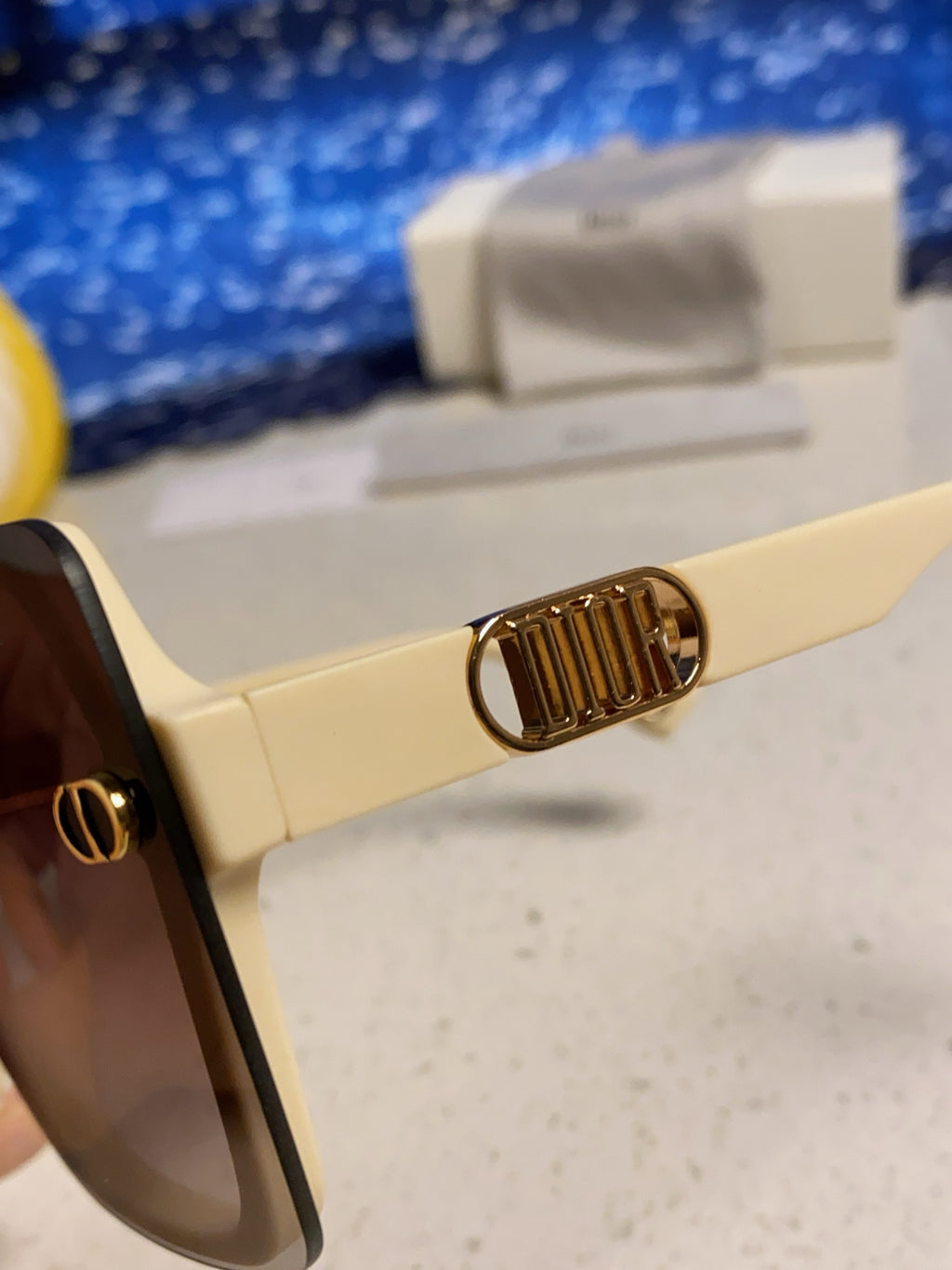 Dior Polarized Fashion Silver Lens Sunglasses for Women - 465354 - detail image 7