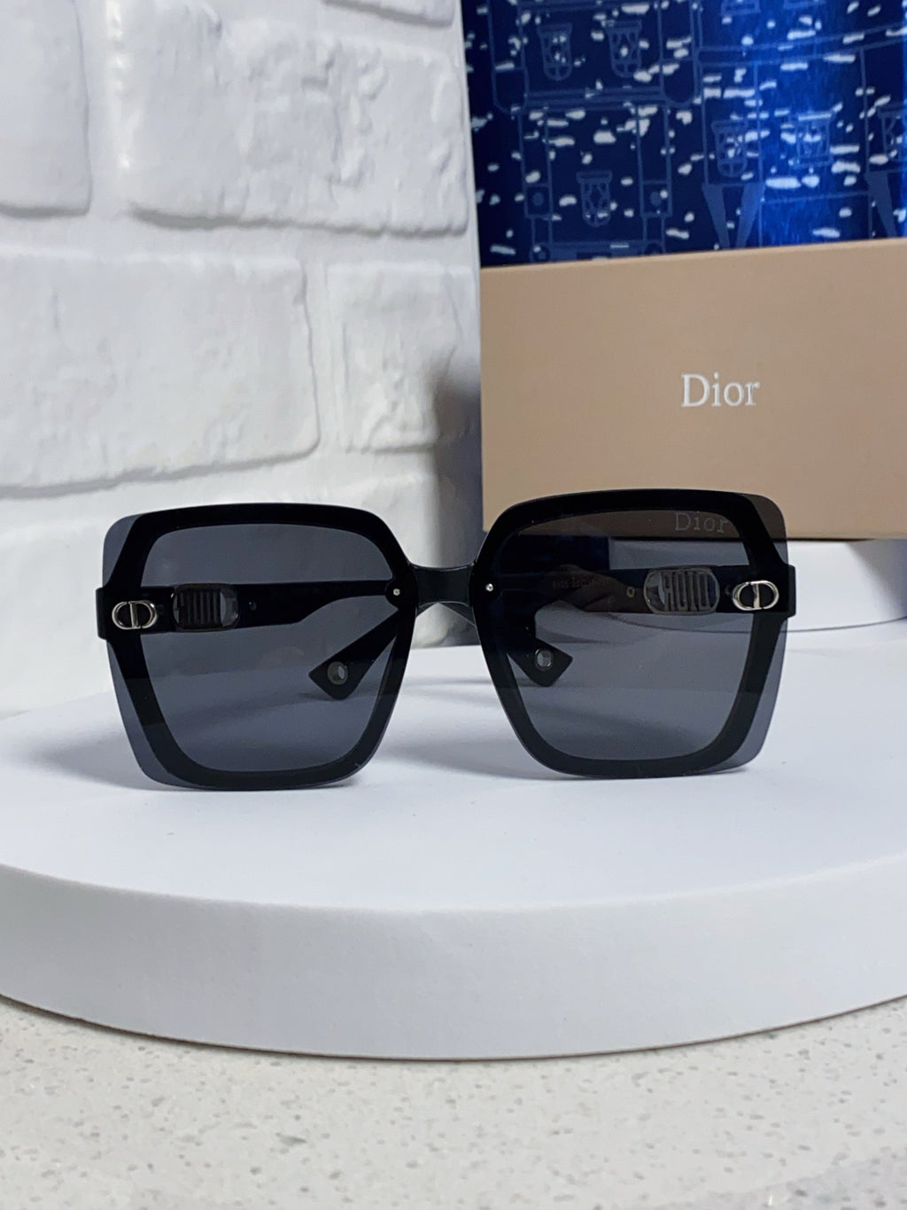 Dior Polarized Fashion Black Lens Sunglasses for Women - 465356 - detail image 3