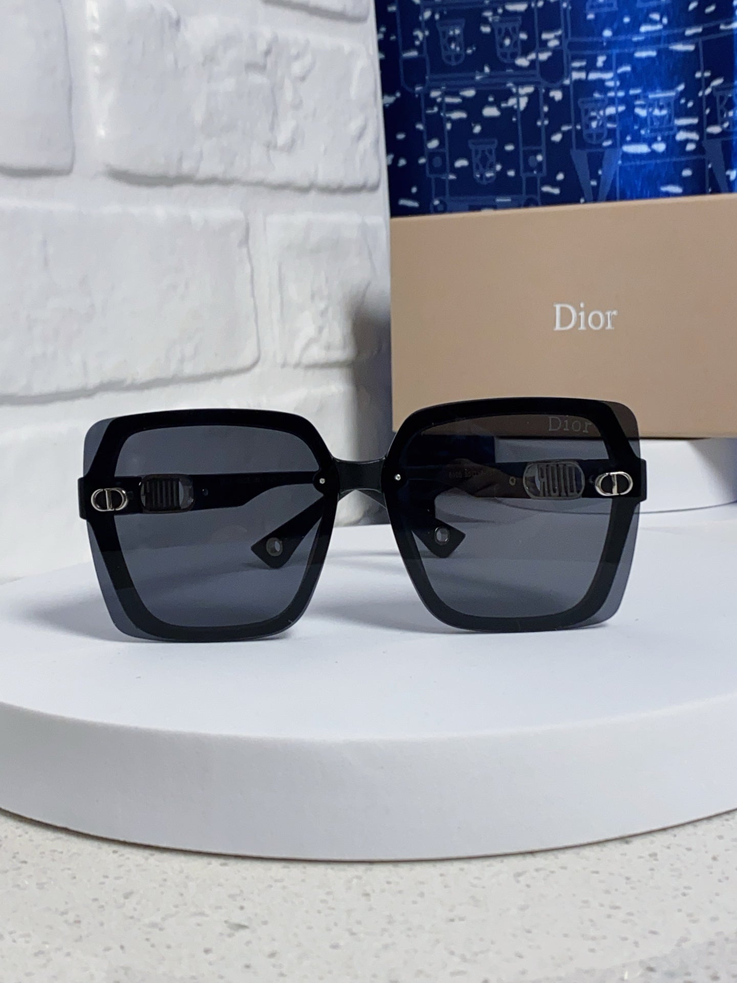 Dior Polarized Fashion Black Lens Sunglasses for Women - 465356 - detail image 3