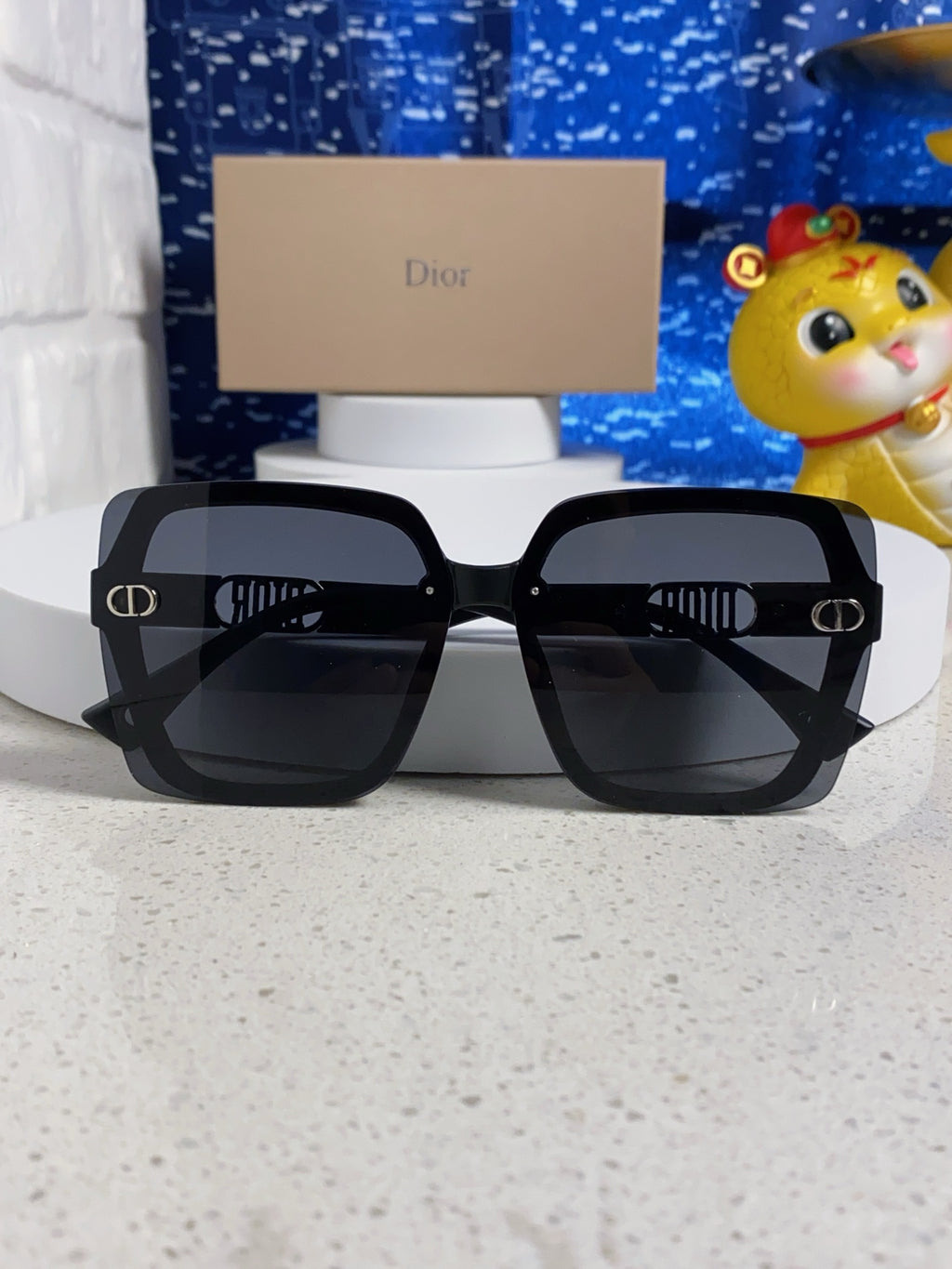 Dior Polarized Fashion Black Lens Sunglasses for Women - 465356 - detail image 10