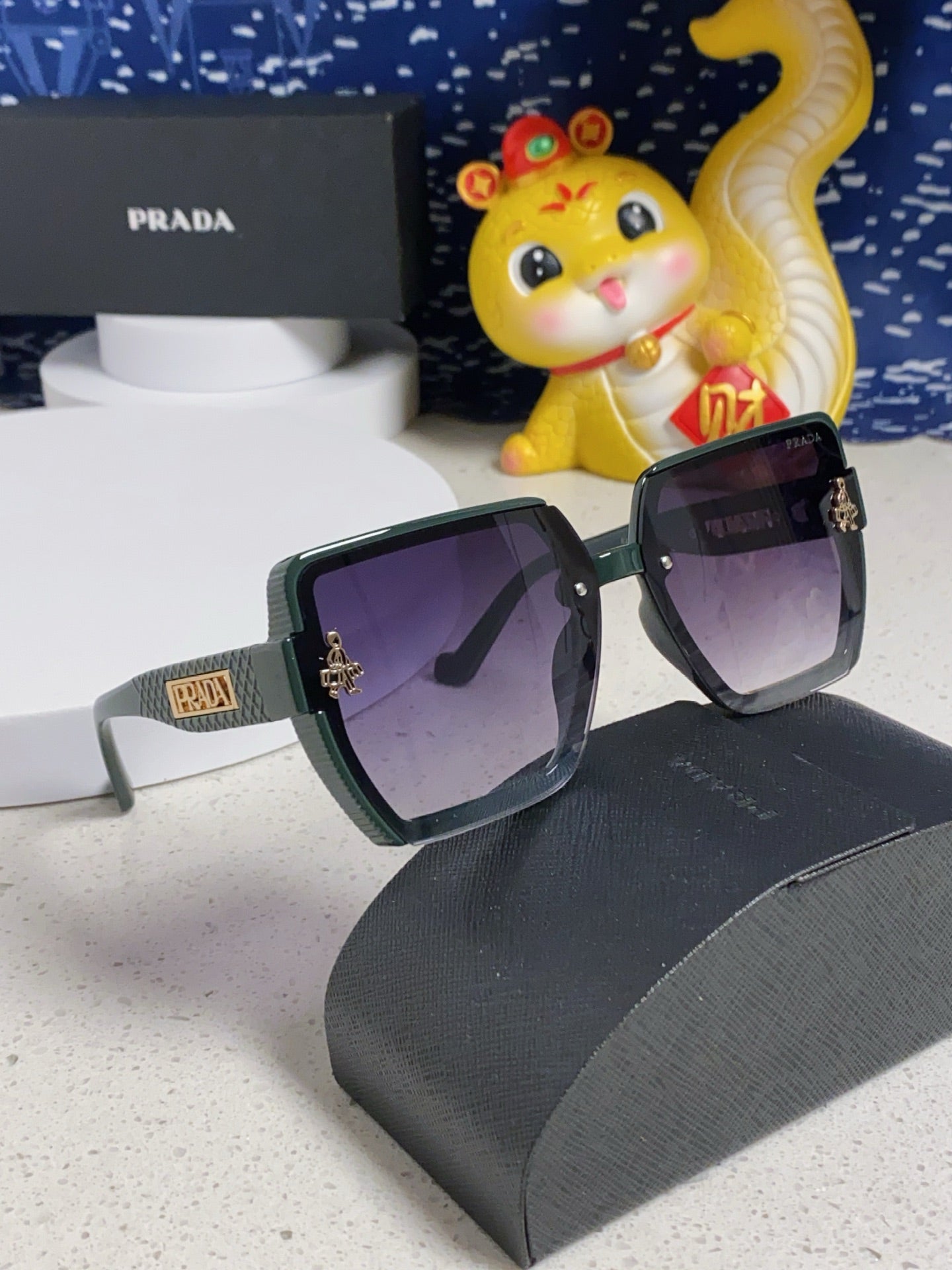 Prada Fashion Silver Lens Sunglasses for Men & Women - 465608 - detail image 10
