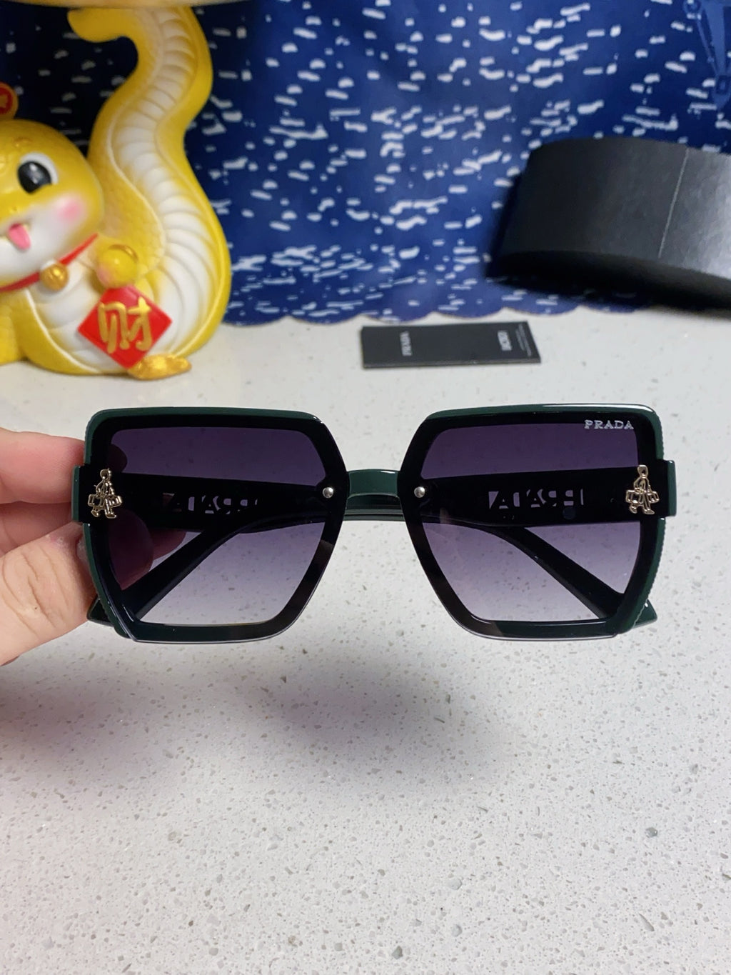 Prada Fashion Silver Lens Sunglasses for Men & Women - 465608 - detail image 4