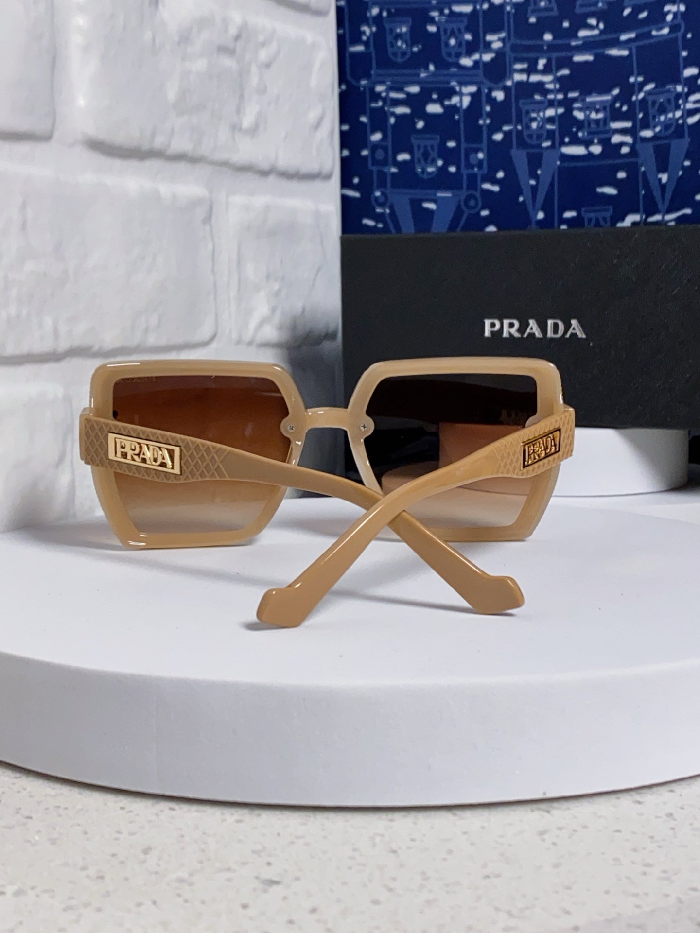 Prada Fashion Brown Lens Sunglasses for Men & Women - 465609 - detail image 3