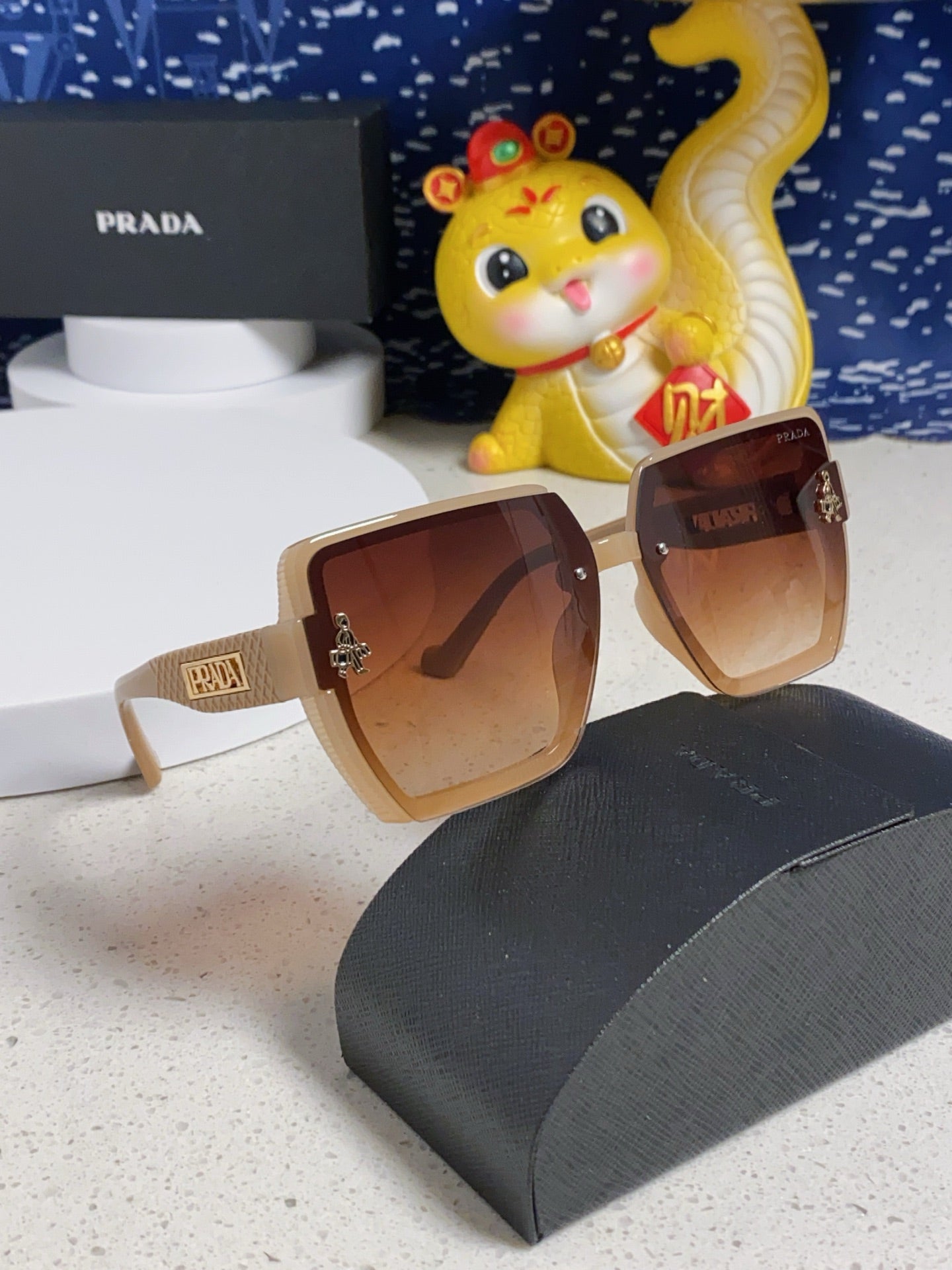Prada Fashion Brown Lens Sunglasses for Men & Women - 465609 - detail image 10
