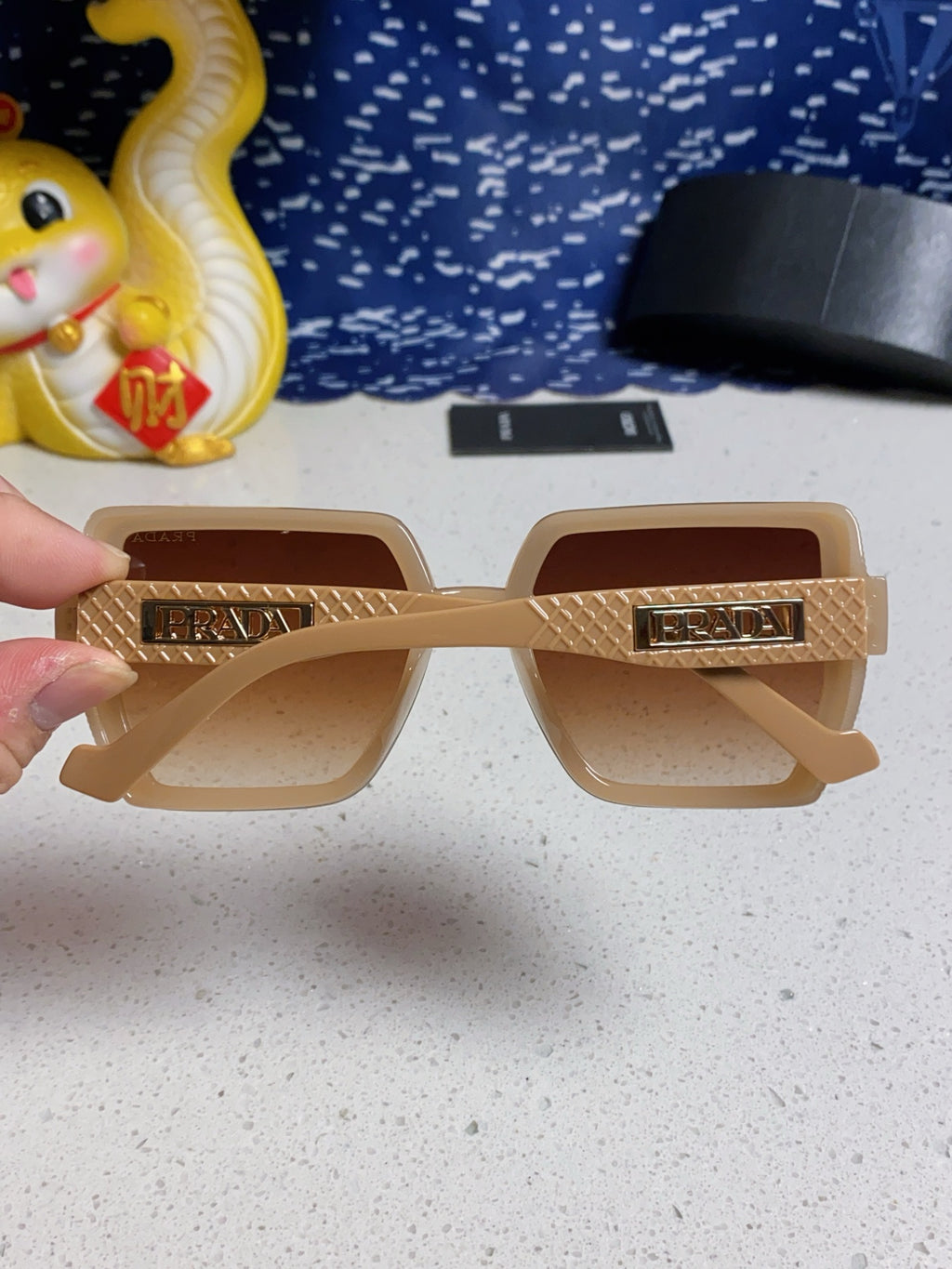 Prada Fashion Brown Lens Sunglasses for Men & Women - 465609 - detail image 5