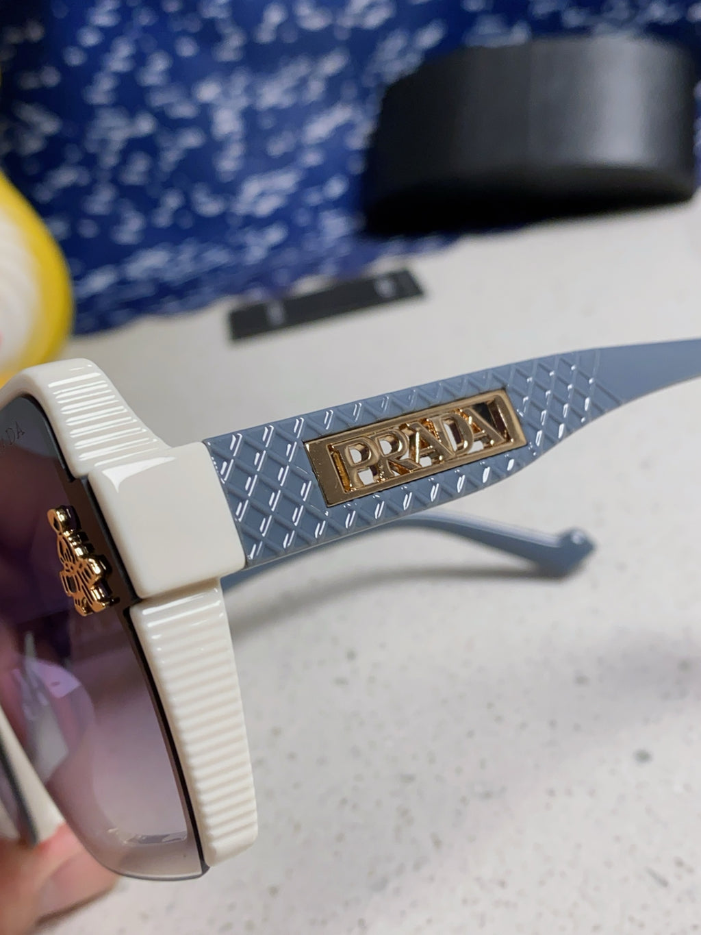 Prada Fashion Silver Lens Sunglasses for Men & Women - 465610 - detail image 7