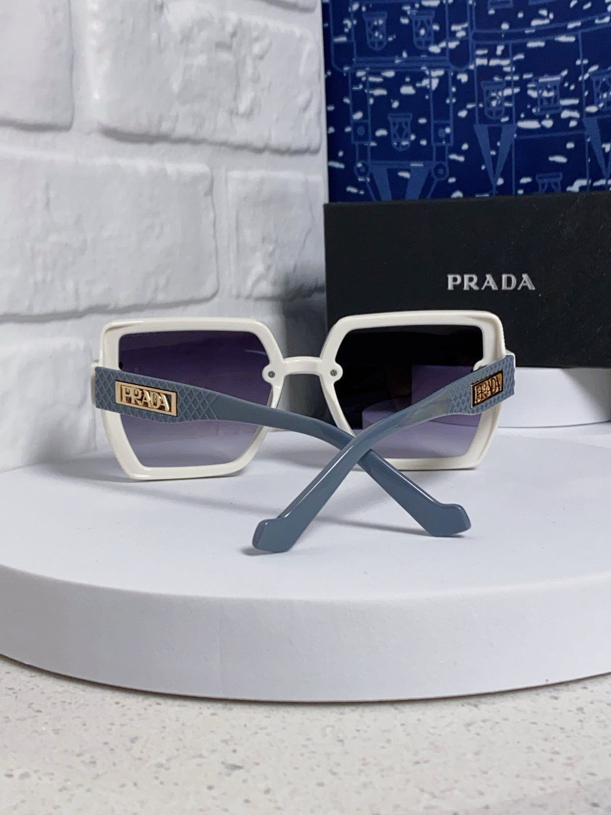 Prada Fashion Silver Lens Sunglasses for Men & Women - 465610 - detail image 3