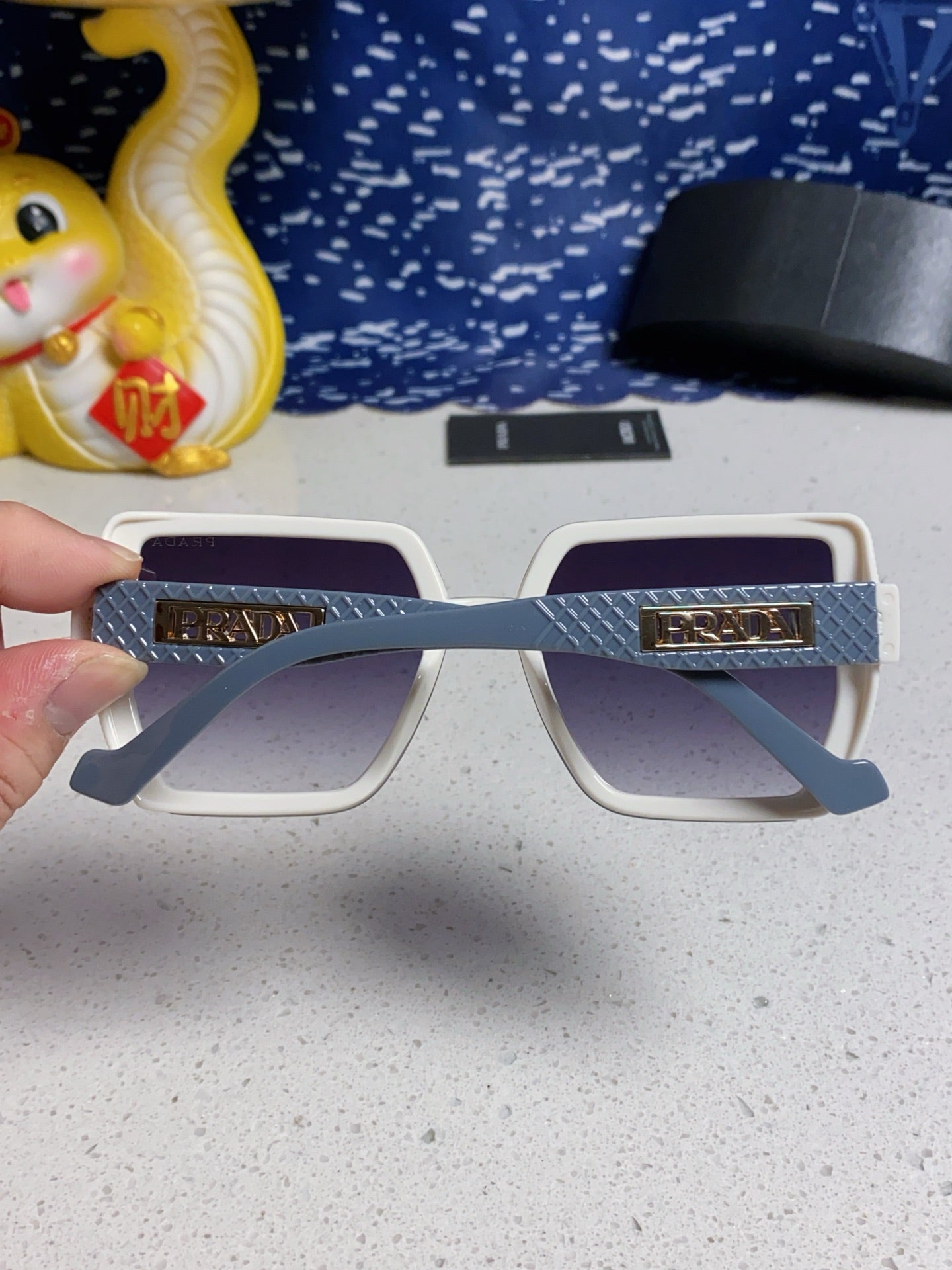 Prada Fashion Silver Lens Sunglasses for Men & Women - 465610 - detail image 5