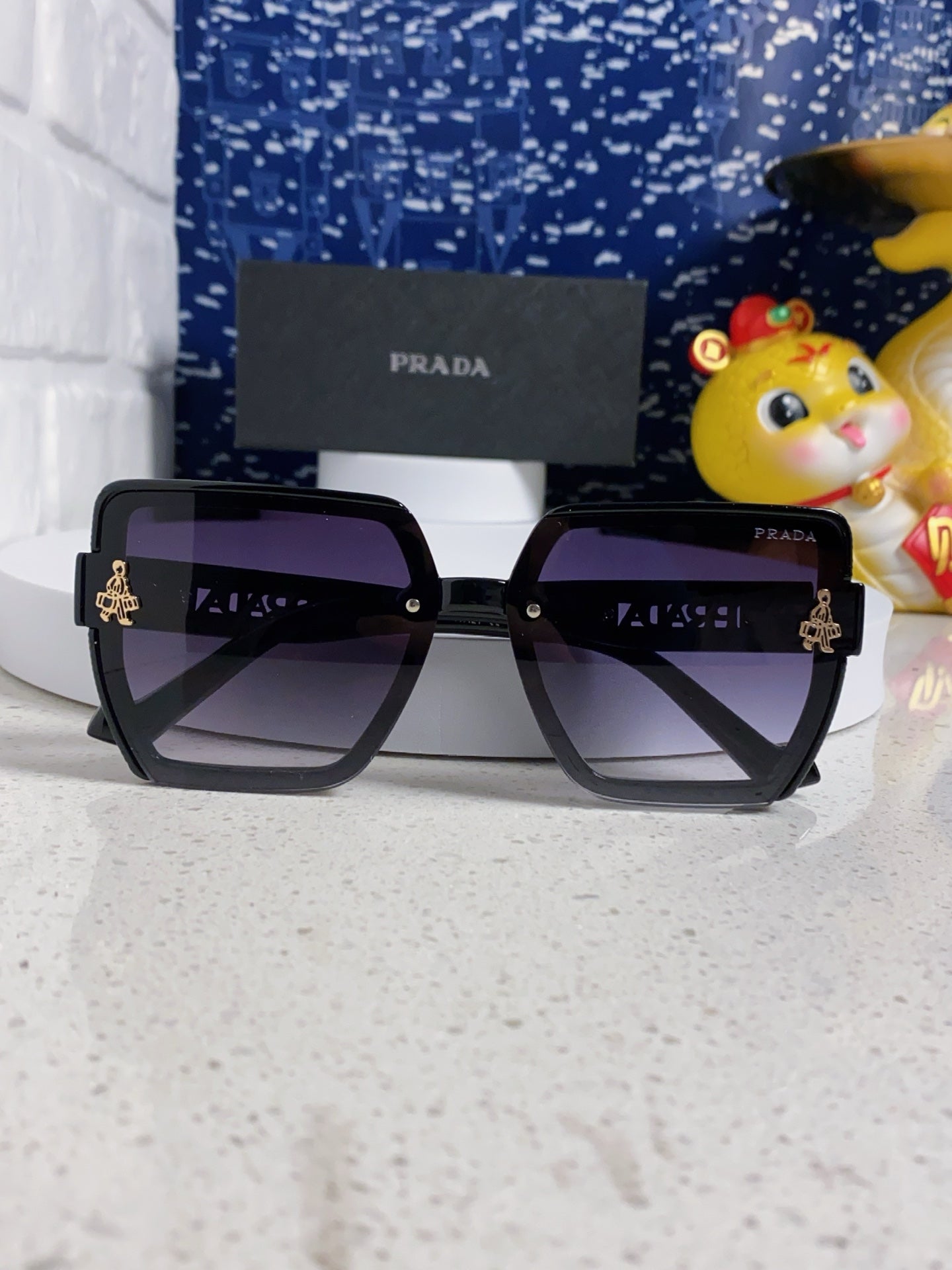 Prada Fashion Silver Lens Sunglasses for Men & Women - 465611 - detail image 9