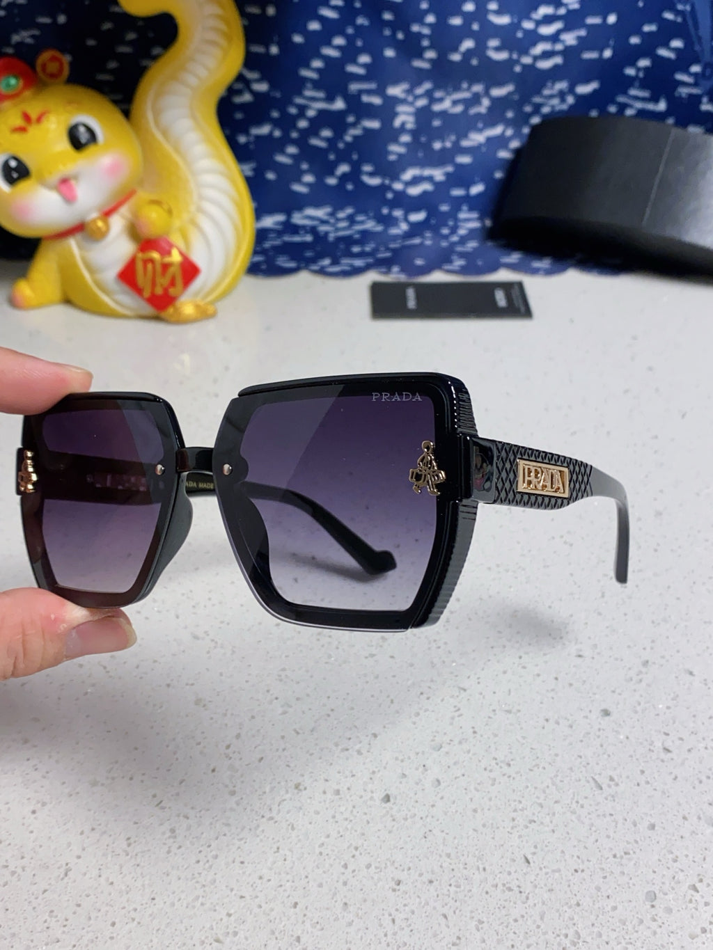 Prada Fashion Silver Lens Sunglasses for Men & Women - 465611 - detail image 6