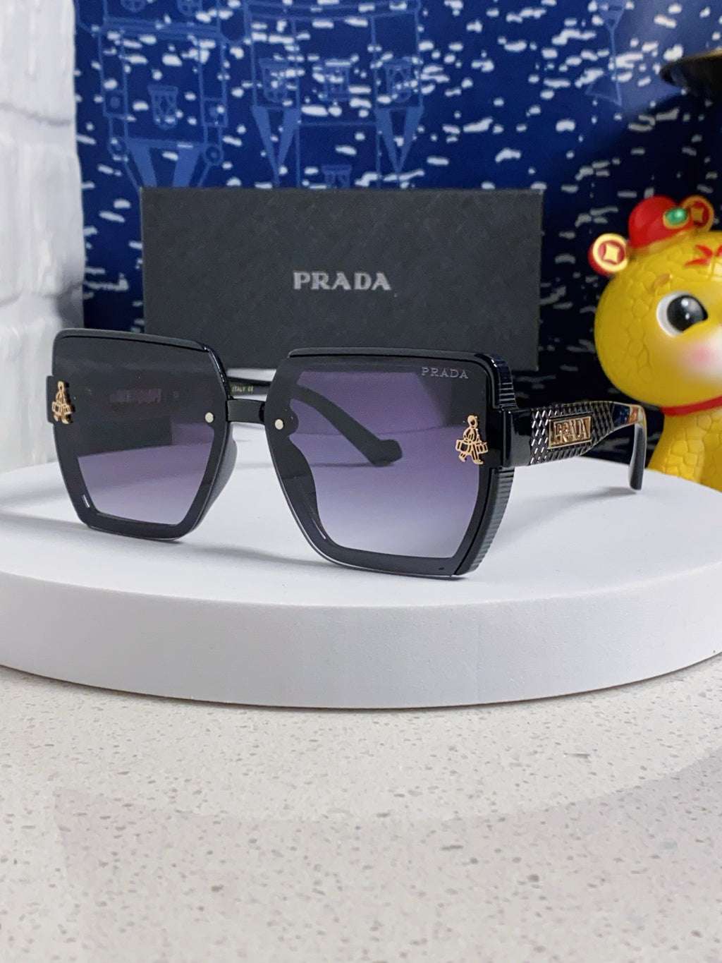 Prada Fashion Silver Lens Sunglasses for Men & Women - 465611
