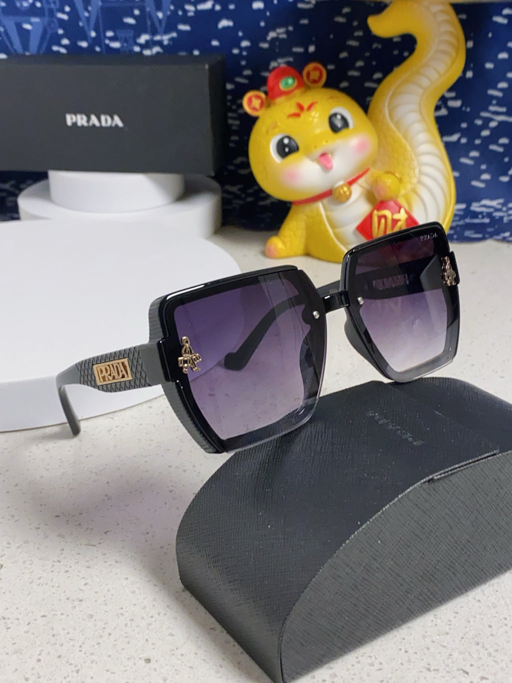 Prada Fashion Silver Lens Sunglasses for Men & Women - 465611 - detail image 10