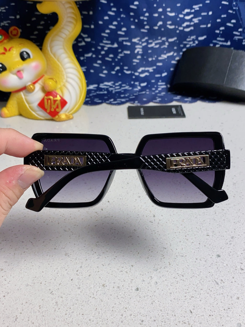 Prada Fashion Silver Lens Sunglasses for Men & Women - 465611 - detail image 5