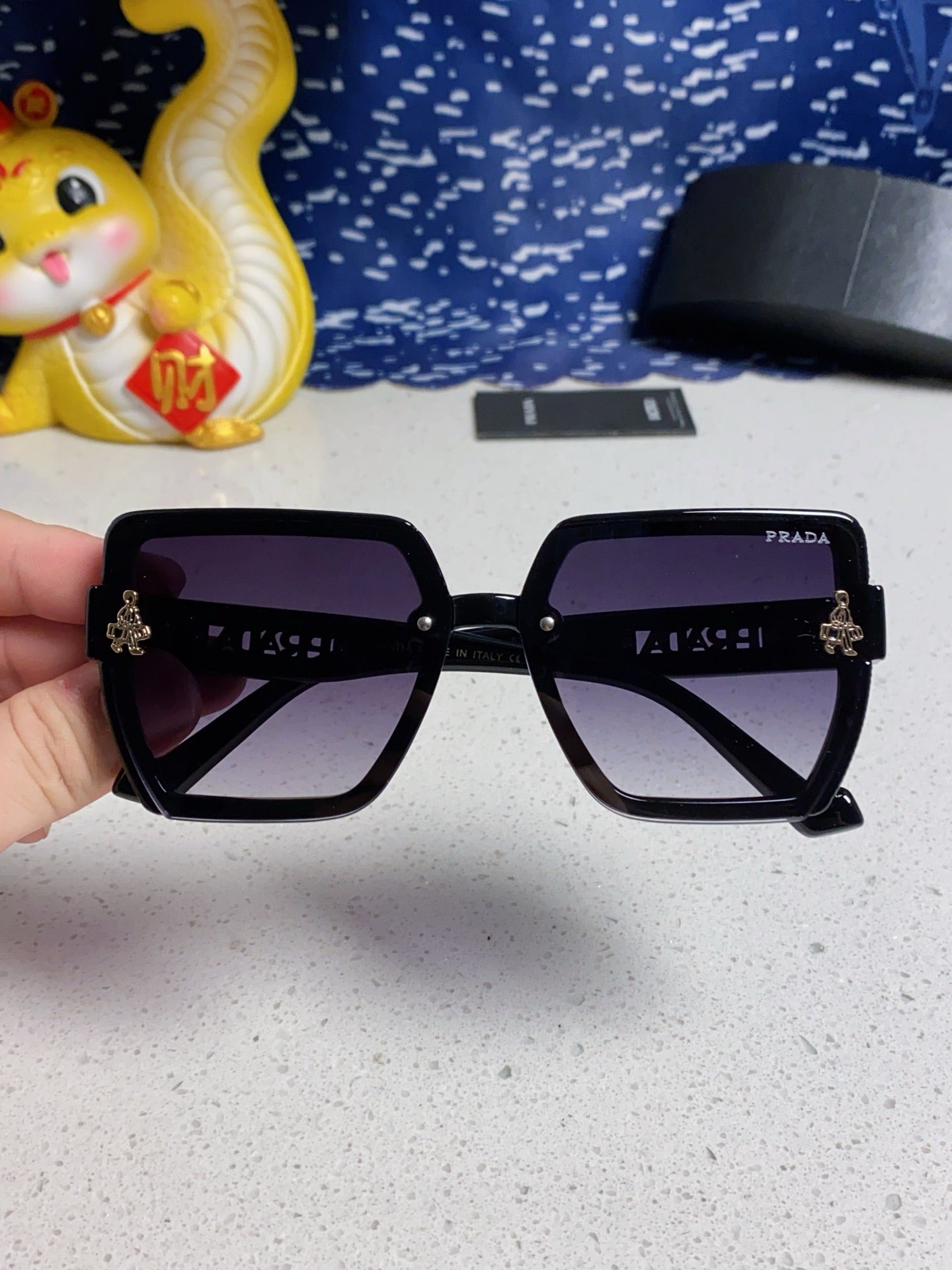 Prada Fashion Silver Lens Sunglasses for Men & Women - 465611 - detail image 4