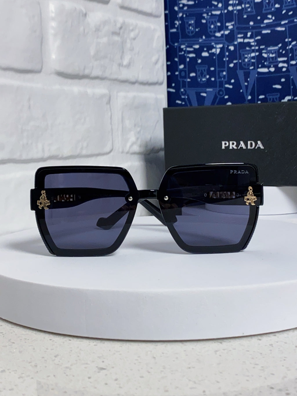 Prada Fashion Blue Lens Sunglasses for Men & Women - 465612 - detail image 2