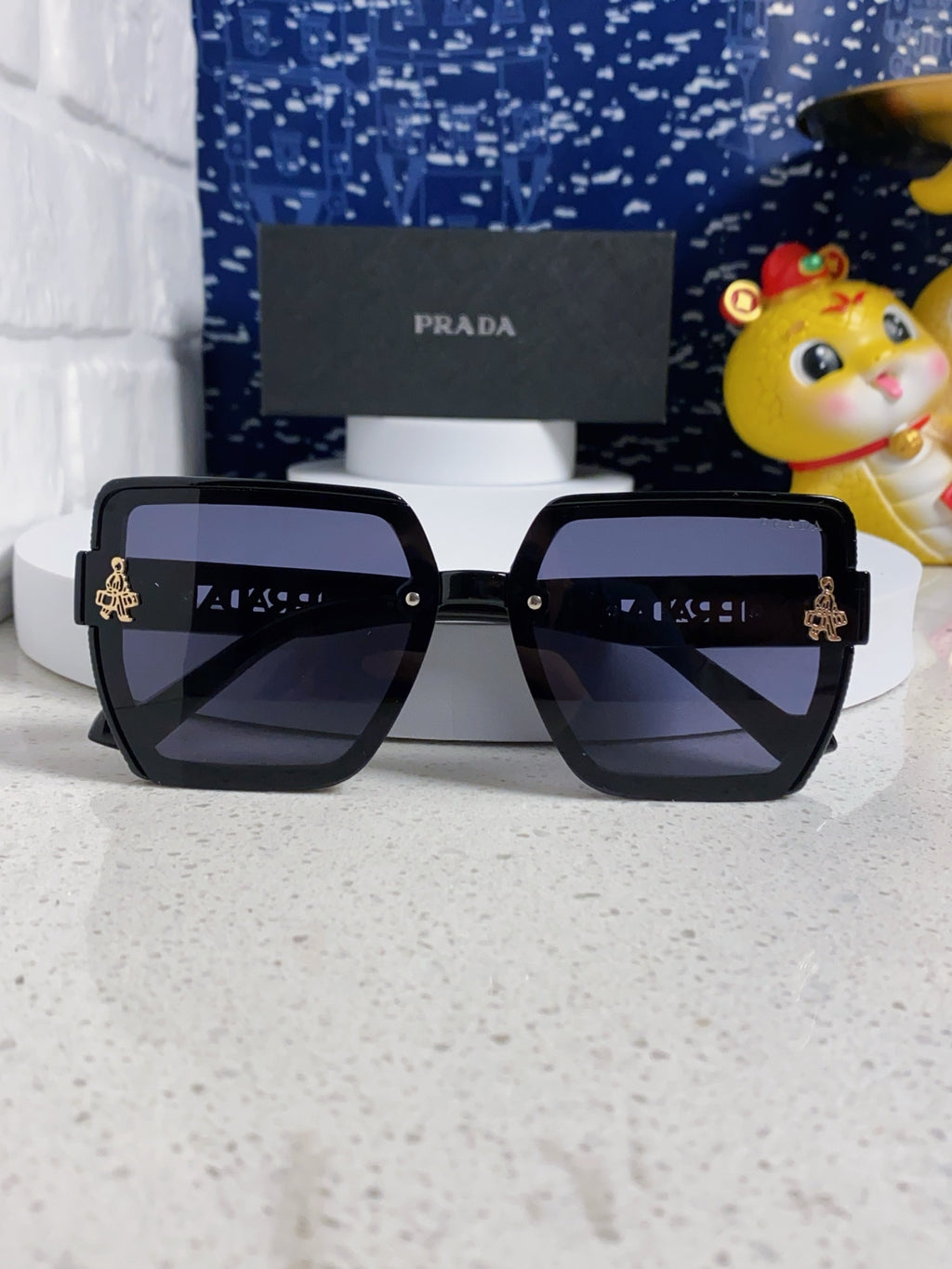 Prada Fashion Blue Lens Sunglasses for Men & Women - 465612 - detail image 9