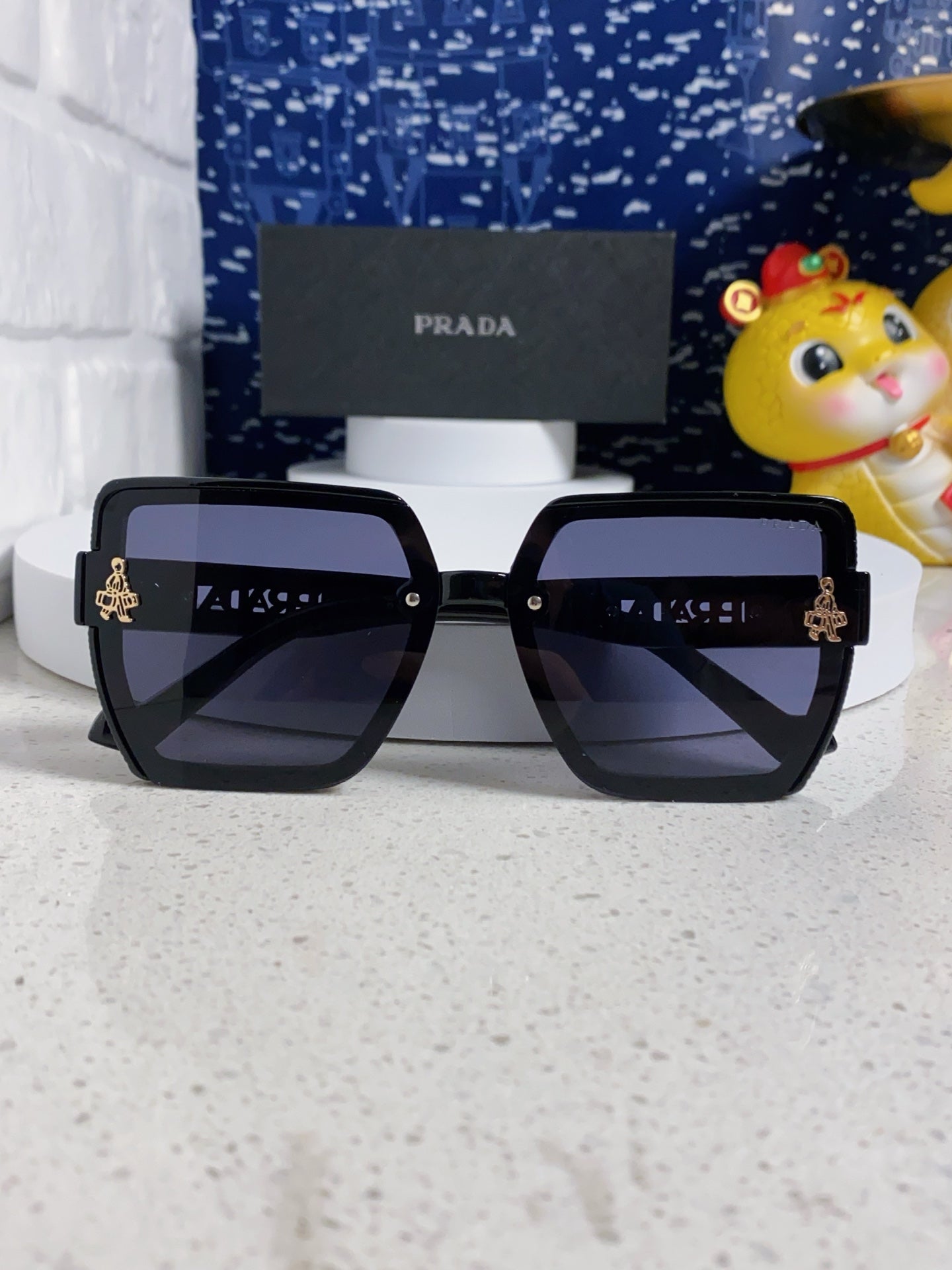 Prada Fashion Blue Lens Sunglasses for Men & Women - 465612 - detail image 9