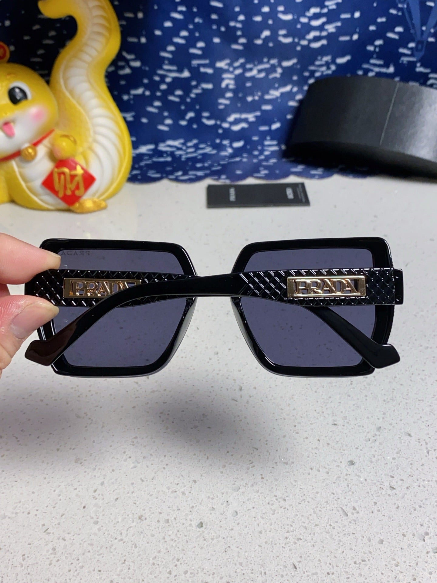 Prada Fashion Blue Lens Sunglasses for Men & Women - 465612 - detail image 5