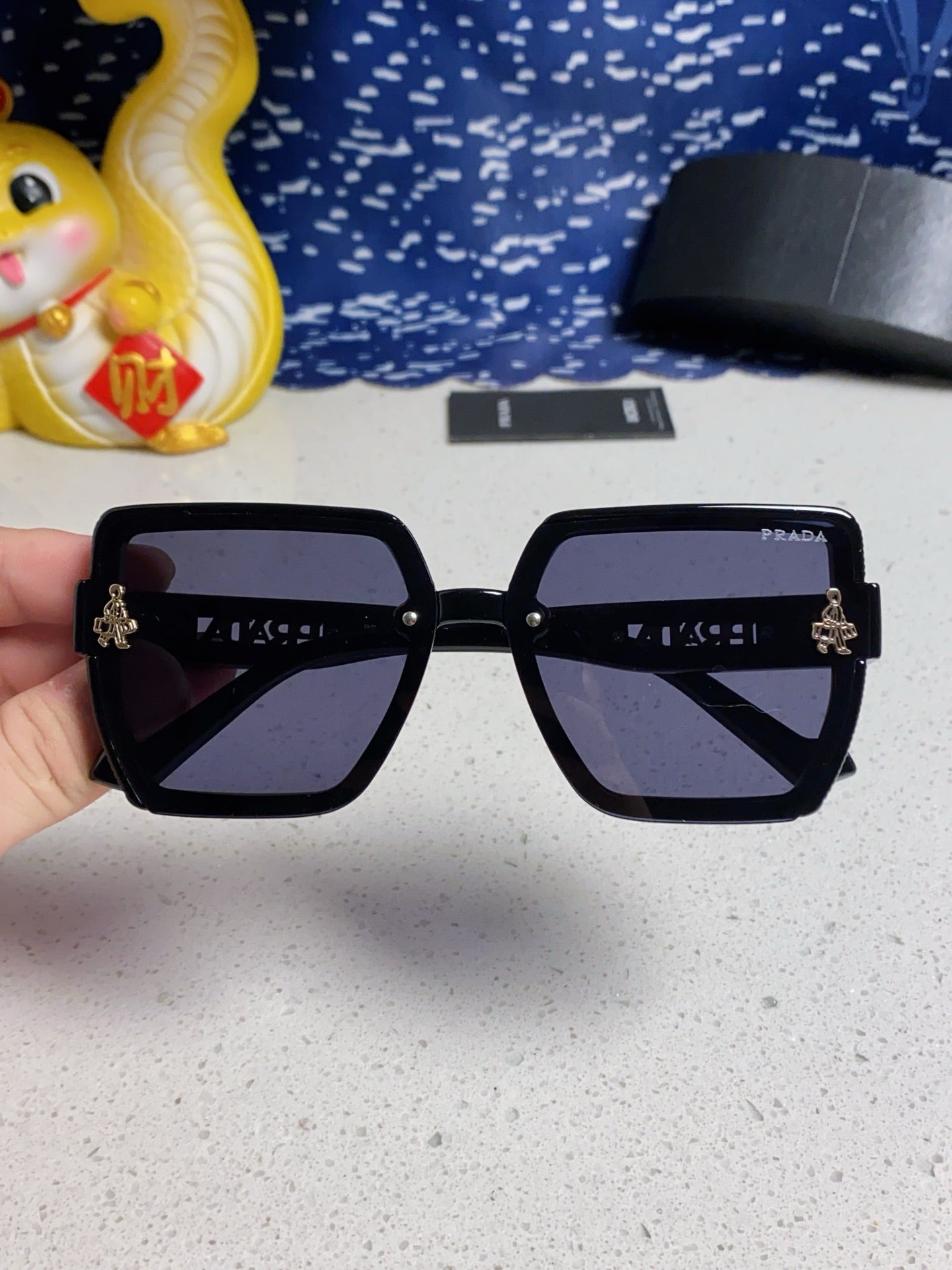 Prada Fashion Blue Lens Sunglasses for Men & Women - 465612 - detail image 4