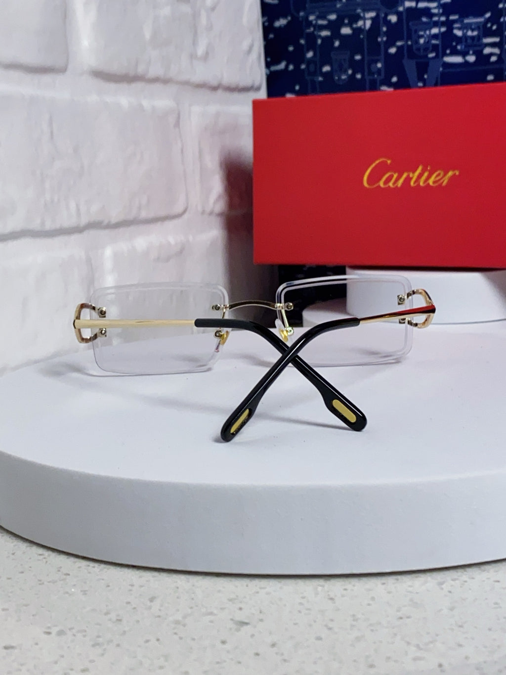 Cartier Fashion Silver Lens Sunglasses for Men & Women - detail image 3