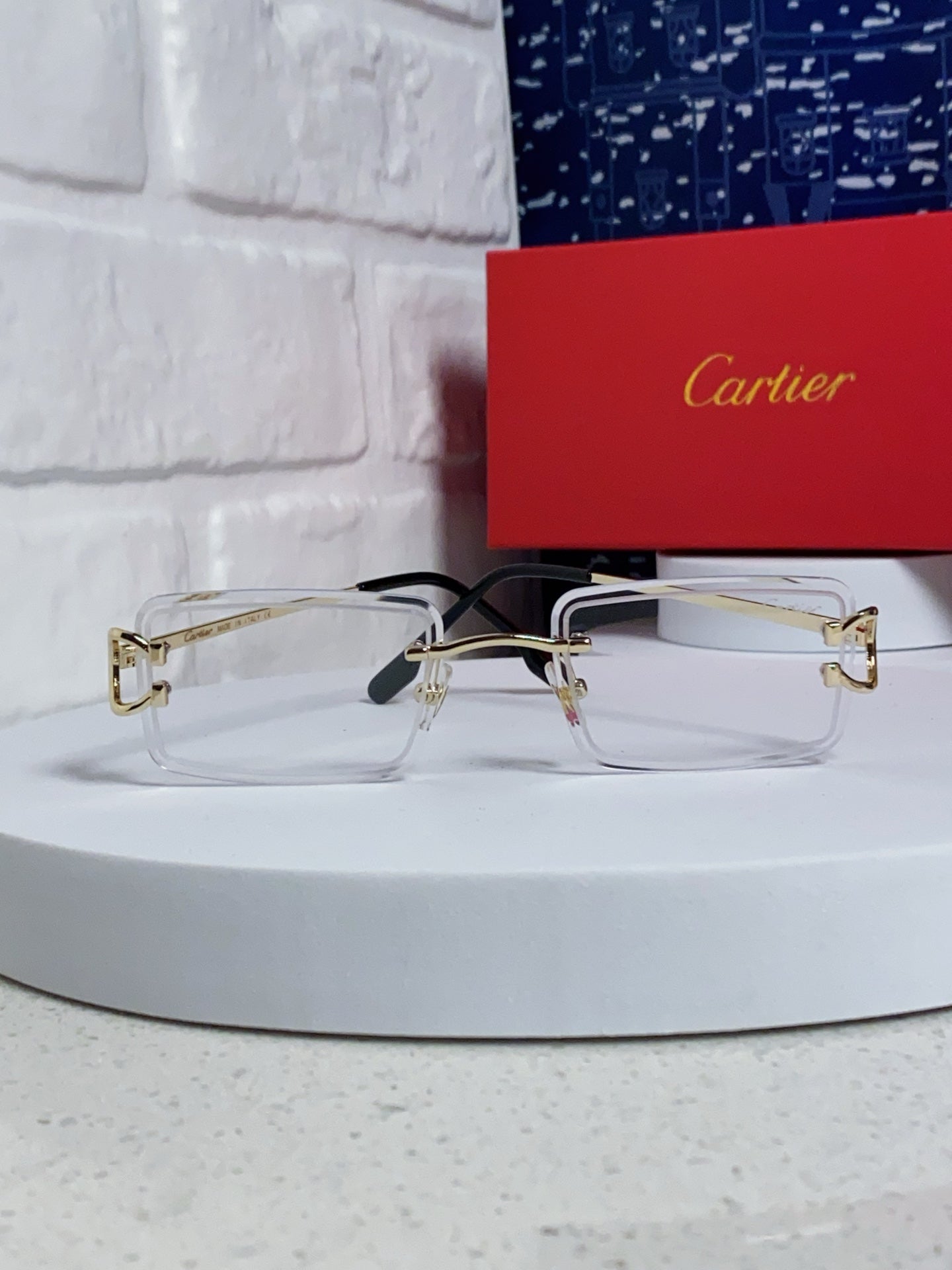 Cartier Fashion Silver Lens Sunglasses for Men & Women - detail image 2